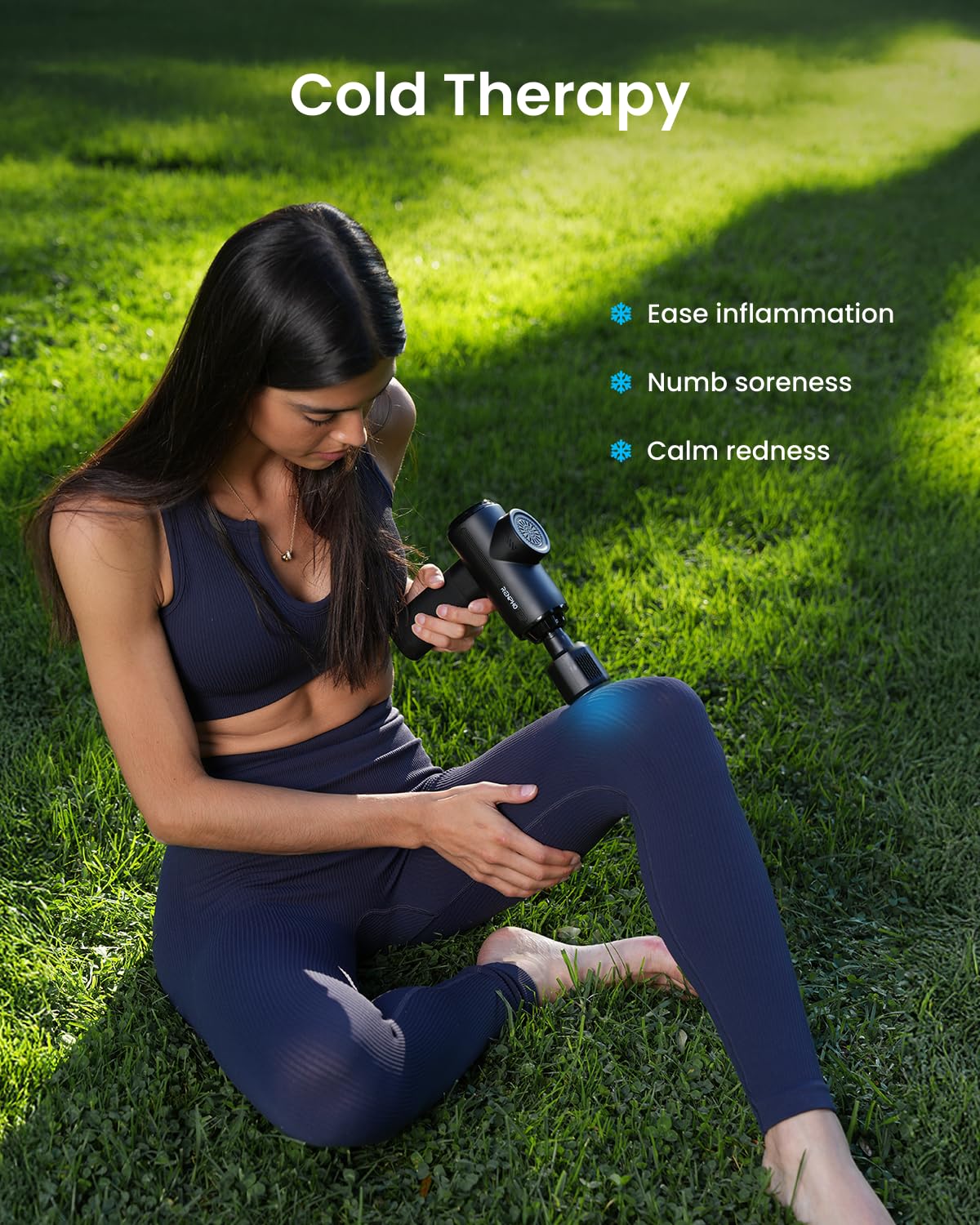 RENPHO Active Thermacool 2 Massage Gun with Heat and Cold Therapy, Professional Deep Tissue Handheld Massager with Carry Case, Percussion Body Muscle Masajeador for Men Women Athletes Back