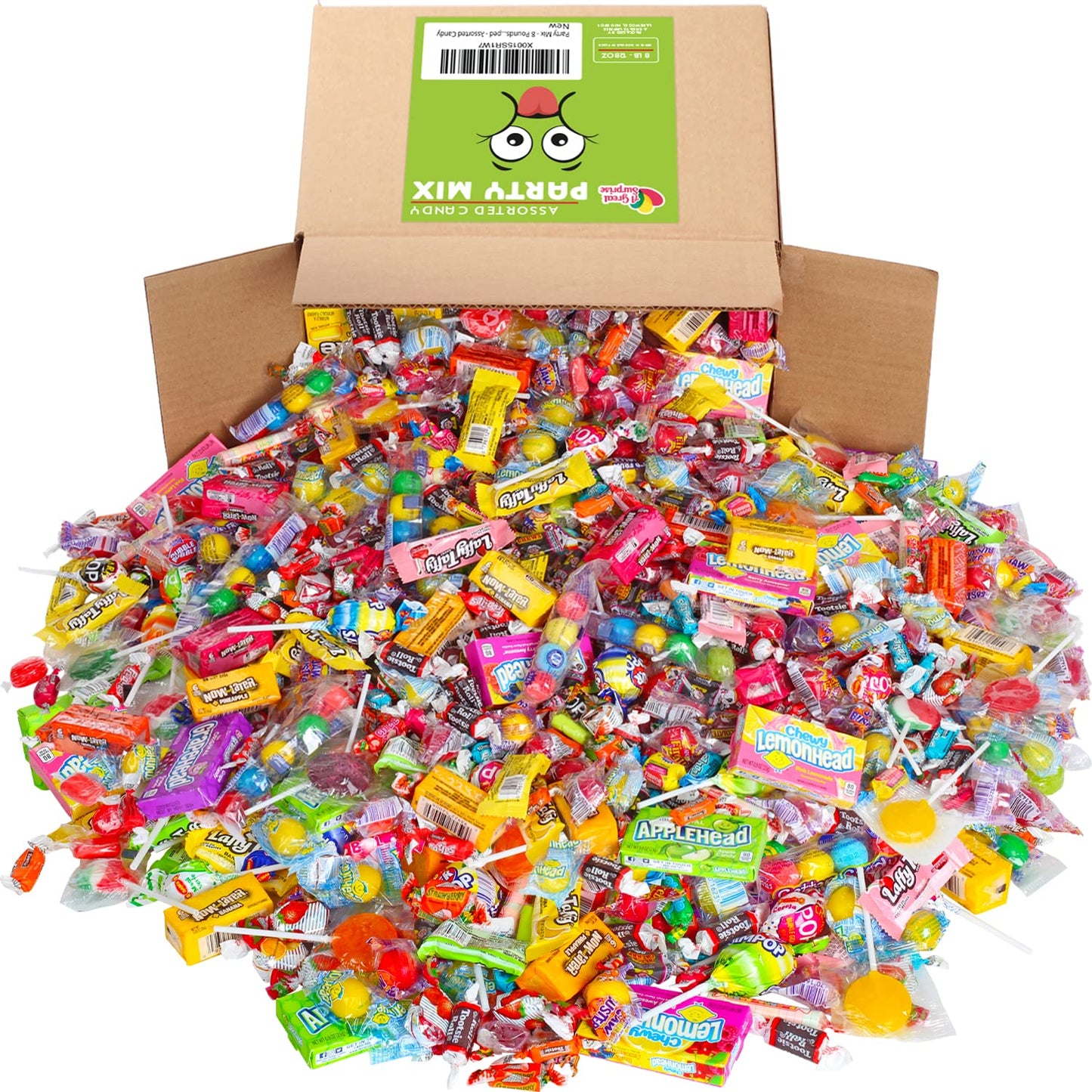 BULK Party Mix - 8 Pounds - candy Bulk - Variety Parade candies - PiAata candies - Individually Wrapped - Assorted candy