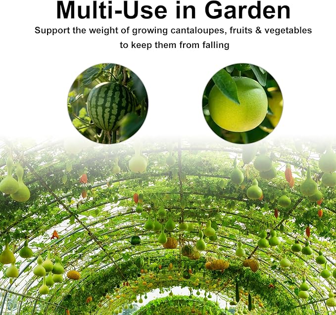 100Pcs Produce Mesh Bags,20 Inch Seafood Boil Bags Packing Supplies Net,Reusable Mesh Nylon Netting Bulk Storage Bag for vegetables Storage Fruits Seafood and Other Agricultural Products(White)
