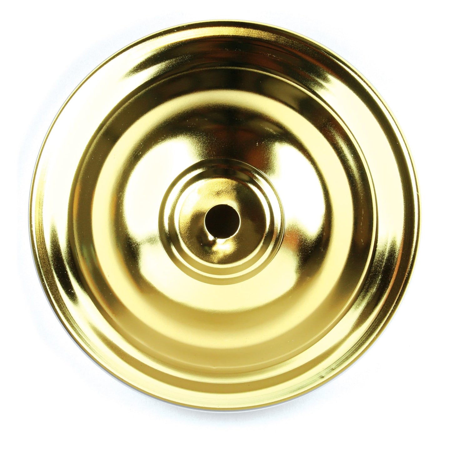 Jandorf Canopy Kit, 5-Inch, 7/16 Inch Hole, Polished Brass Finish, Model 60224, Metal Material