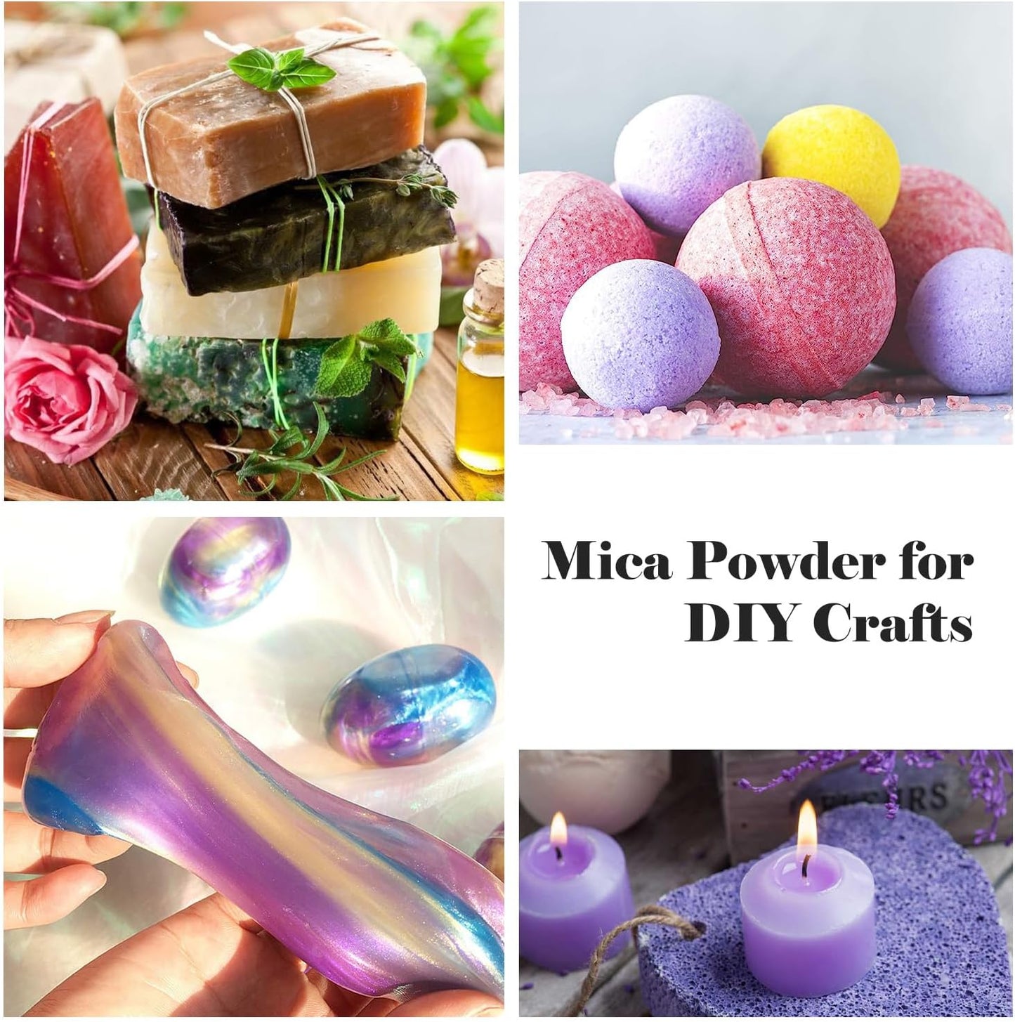 Blue Mica Powder(100g) Big Bottle Pigment Powder Multipurpose DIY Arts and Crafts Additive, Woodworking, Epoxy, Resin, Natural Bath Bombs, Paint, Soap,Nail Polish, Lip Gloss(Luster Blue, 3.5oz)