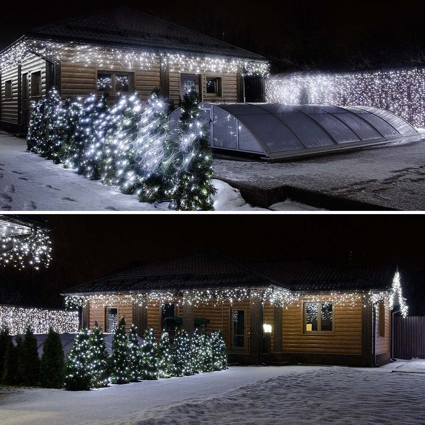 Albelt 100 LED Fairy Lights, Battery Operated, 33FT, Waterproof, Remote, 8 Modes, Copper, Cool White, Model Sliver100