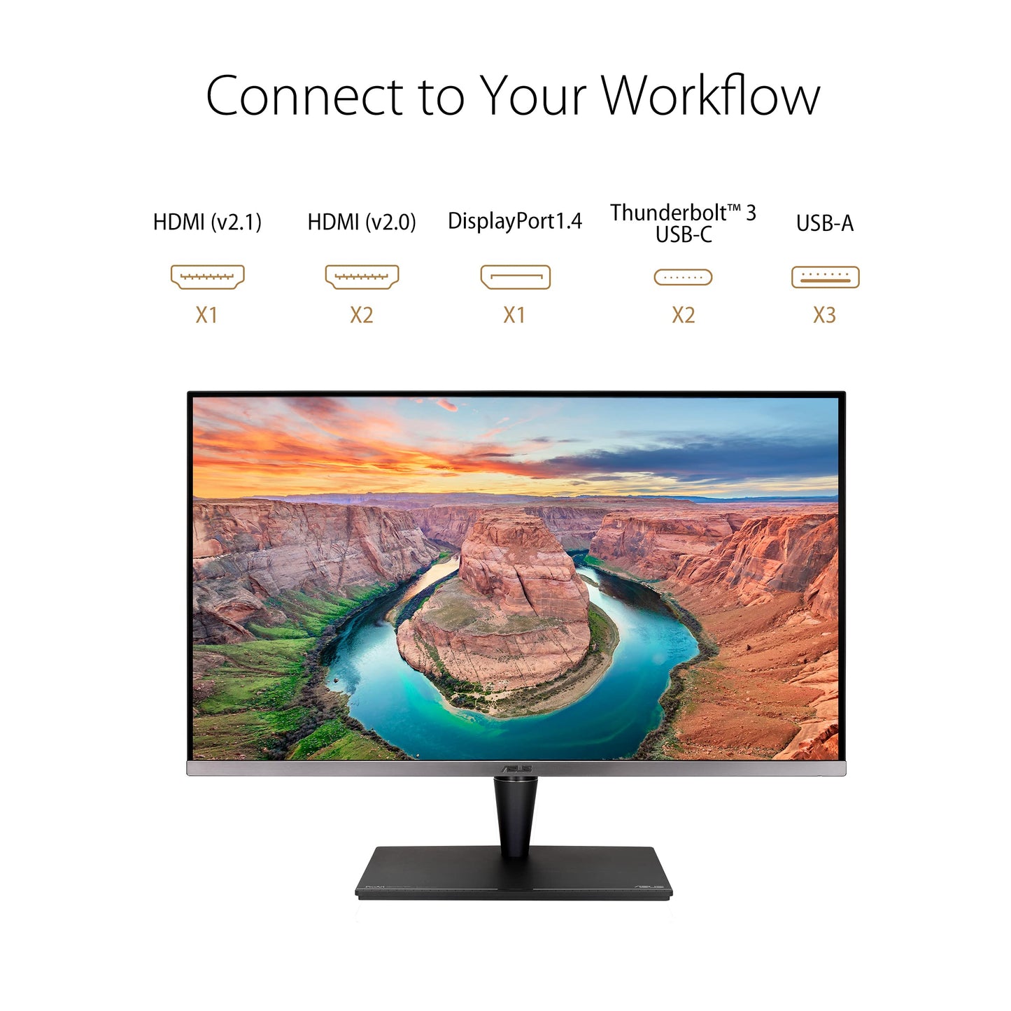 Asus Proart Display 32 4K Hdr Computer Monitor (Pa32Ucg-K) - Uhd (3840 X 2160), Mini-Led Ips, 1600Nits, 120Hz, 10-Bit, Thunde