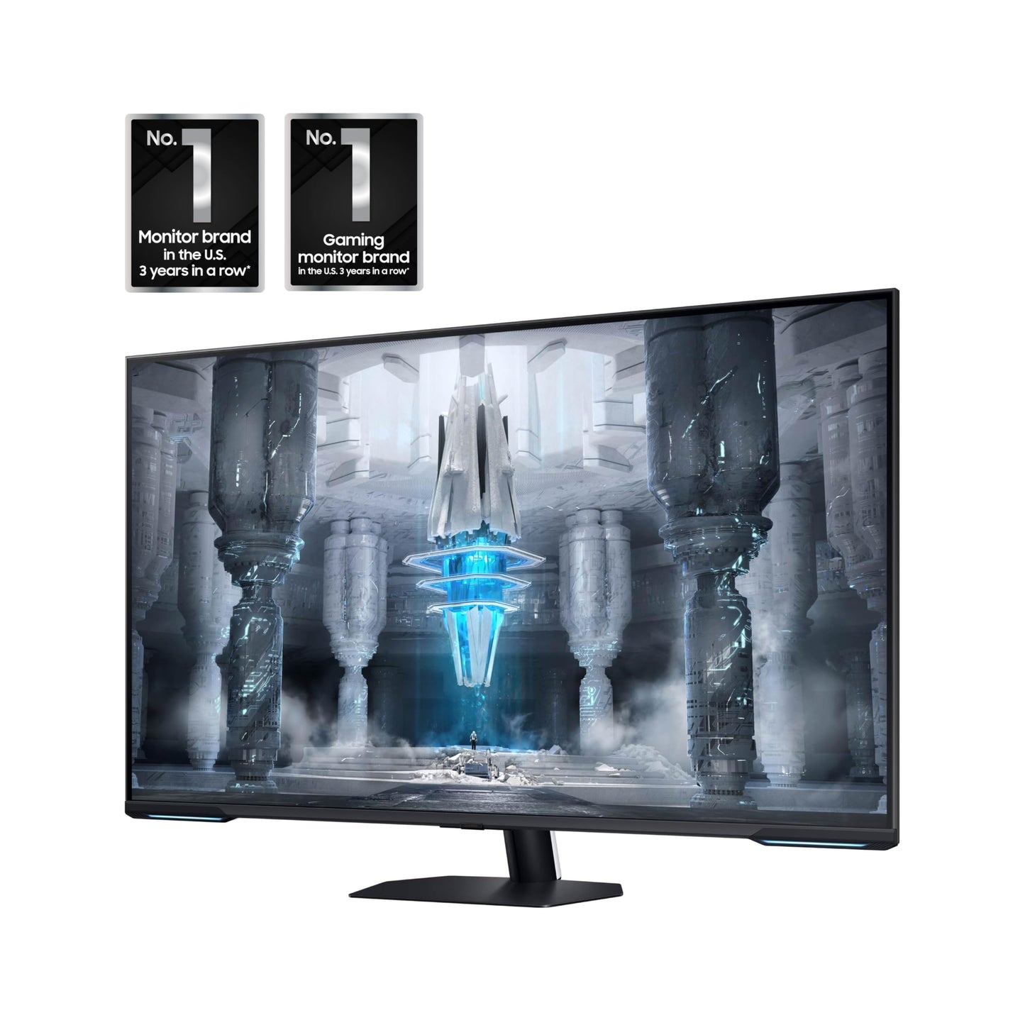 SAMSUNG 43" Odyssey Neo G7 Series 4K UHD Smart Gaming Monitor, 144Hz, 1ms, VESA Display HDR600, Quantum Matrix Technology, AMD FreeSync Premium Pro, LS43CG702NNXZA, Black