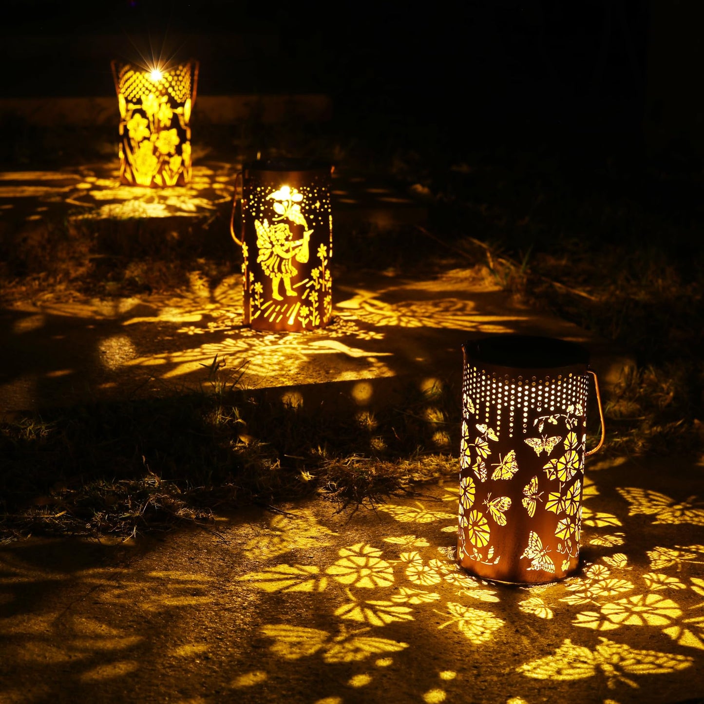2Pack Butterfly Solar Light Birthday Gift For Women Men MotherS Day Thanksgiving Christmas New Year Gift. Outdoor Waterproof Lights Hanging Patio Garden Decoration Outdoor Backyard