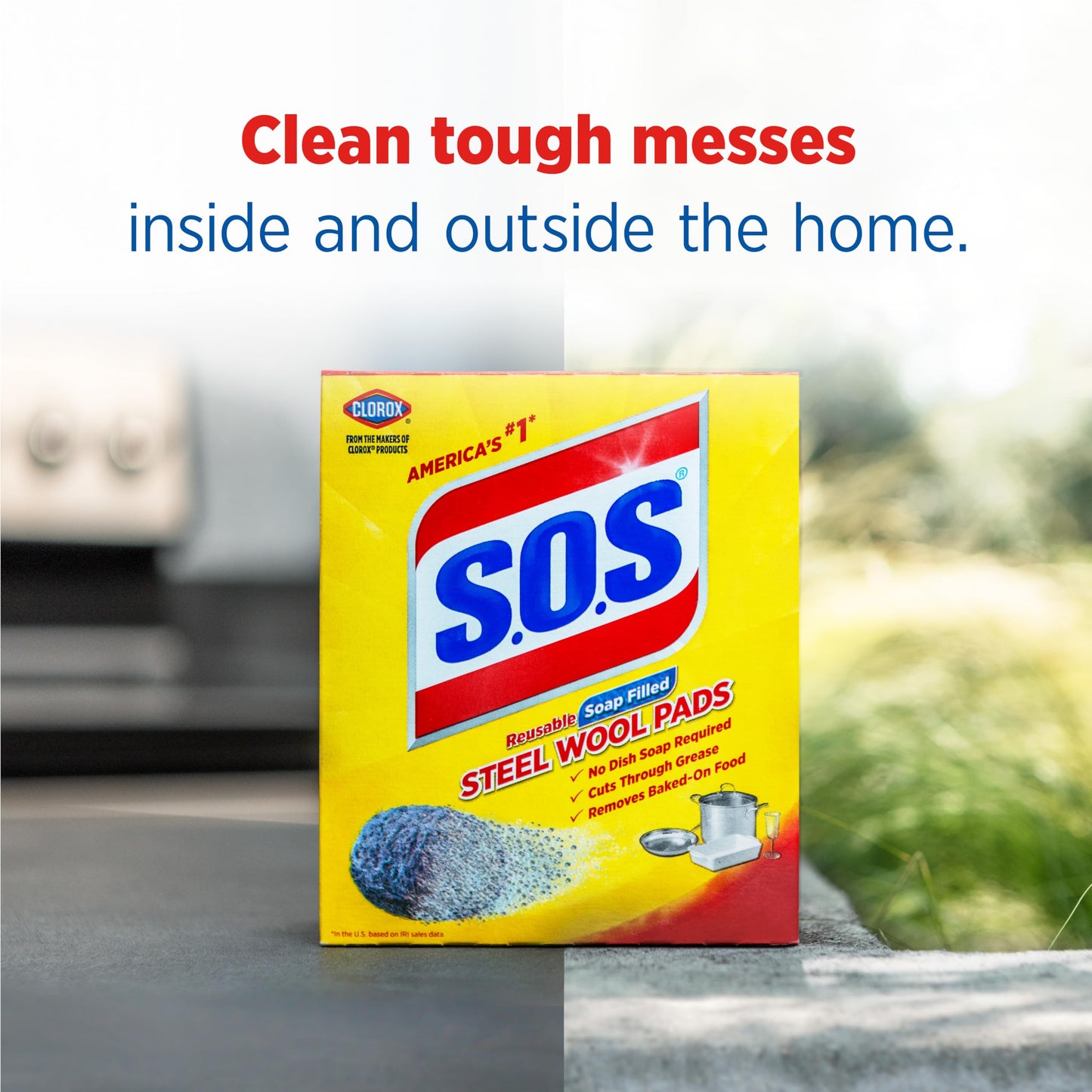 S.O.S Steel Wool Soap Pads, 18 Count