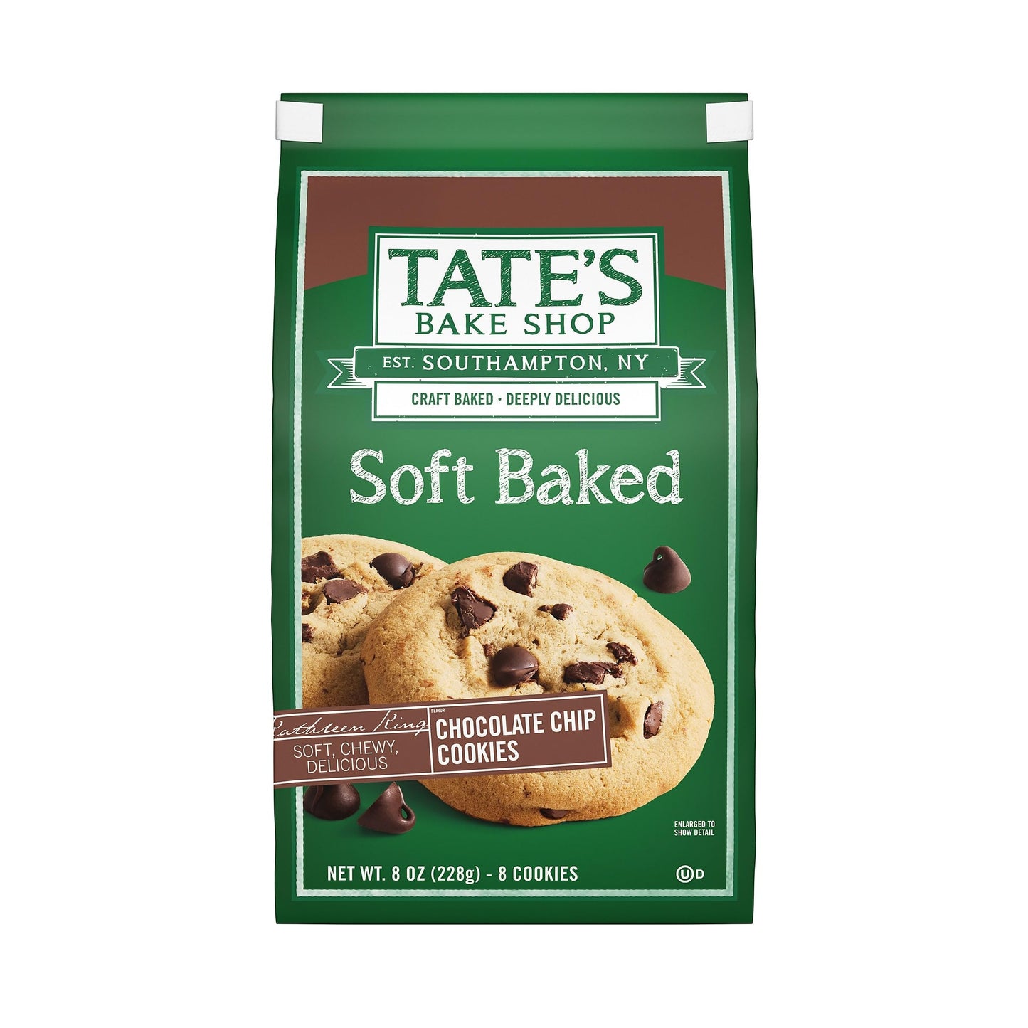 Tates Bake Shop Soft Baked Cookies Chocolate Chip 8 oz