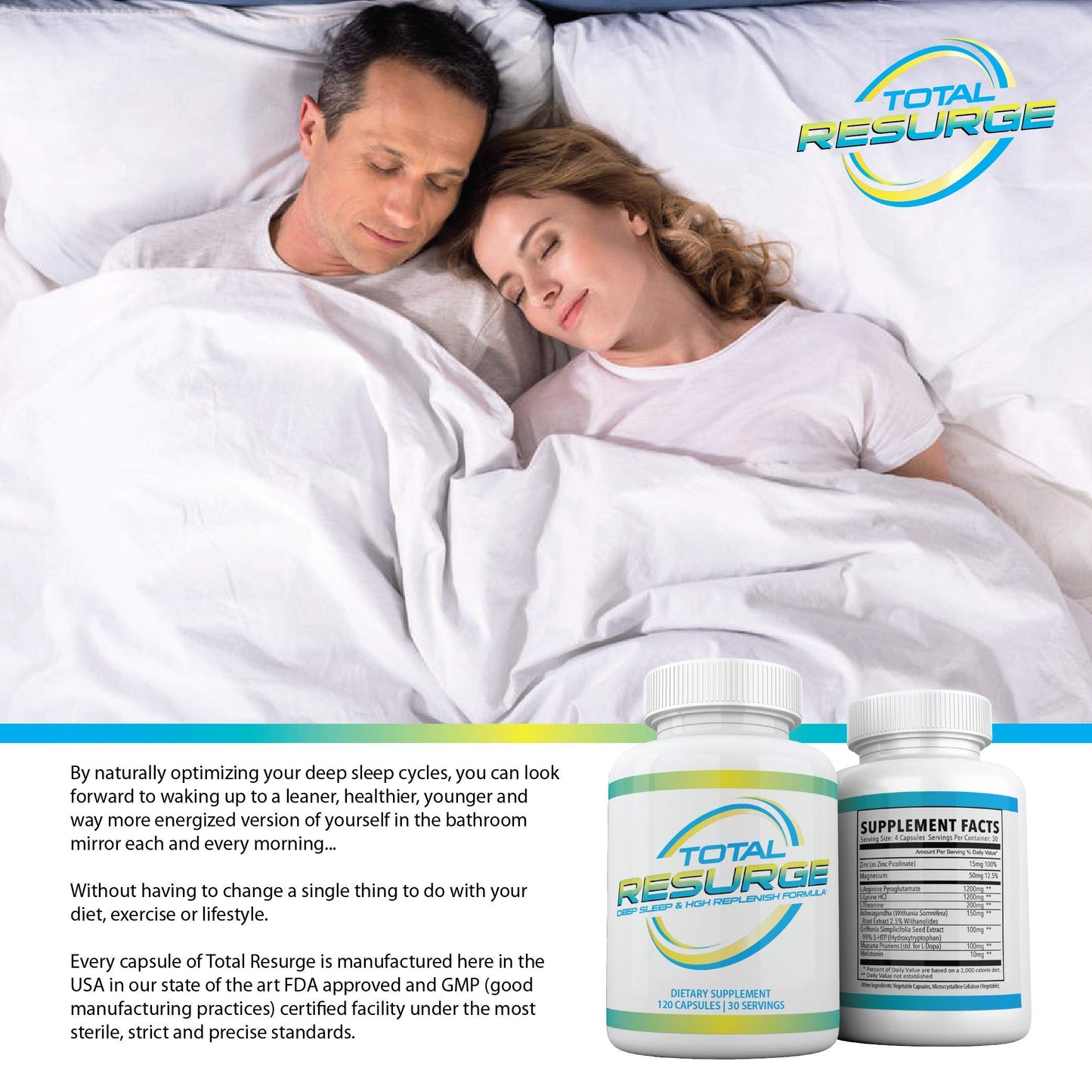 Resurge Deep Sleep Support Formula 120 Capsules