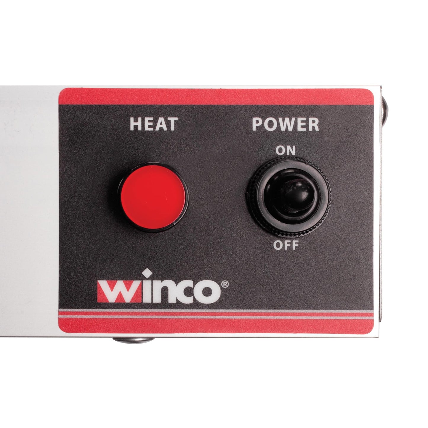 Winco ESH-60, 60-Inch Electric Strip Heater, 1400W, 12A, Commercial Grade Infrared Food Warmer, Pass-Through Stations Heating, ETL,Silver