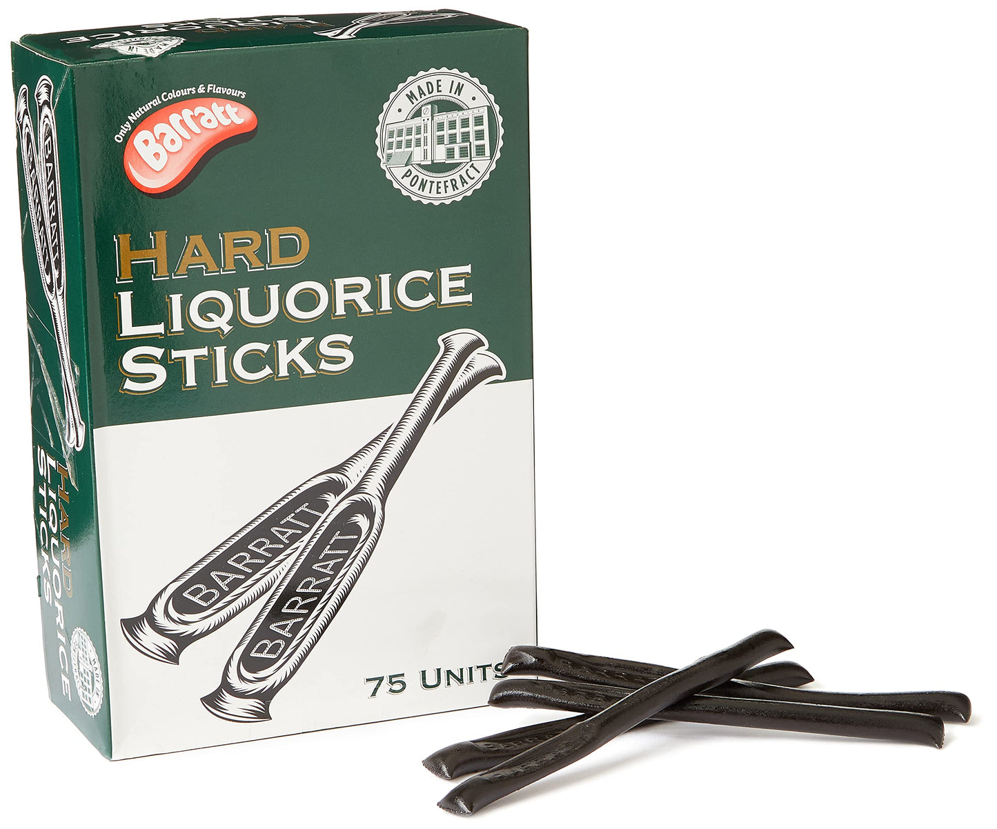 Barratt Original Hard Liquorice Sticks - Medium Size, Classic Flavor, Model Barr3484