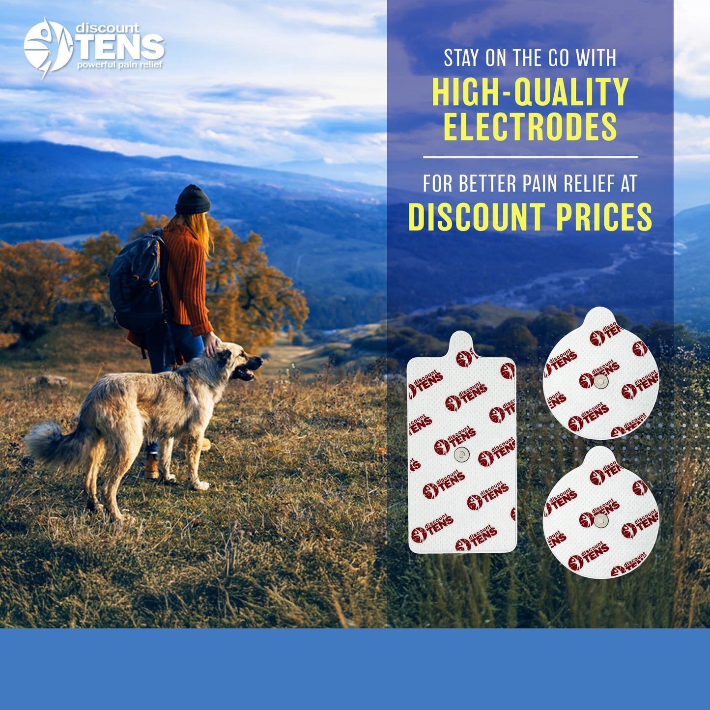 Discount TENS - PowerDot 2.0 Compatible Electrodes – 12 Premium Magnetic Connector Electrodes, Self-Adhesive Muscle Stimulation Pads for Recovery, Performance & Pain Relief. New and Improved!