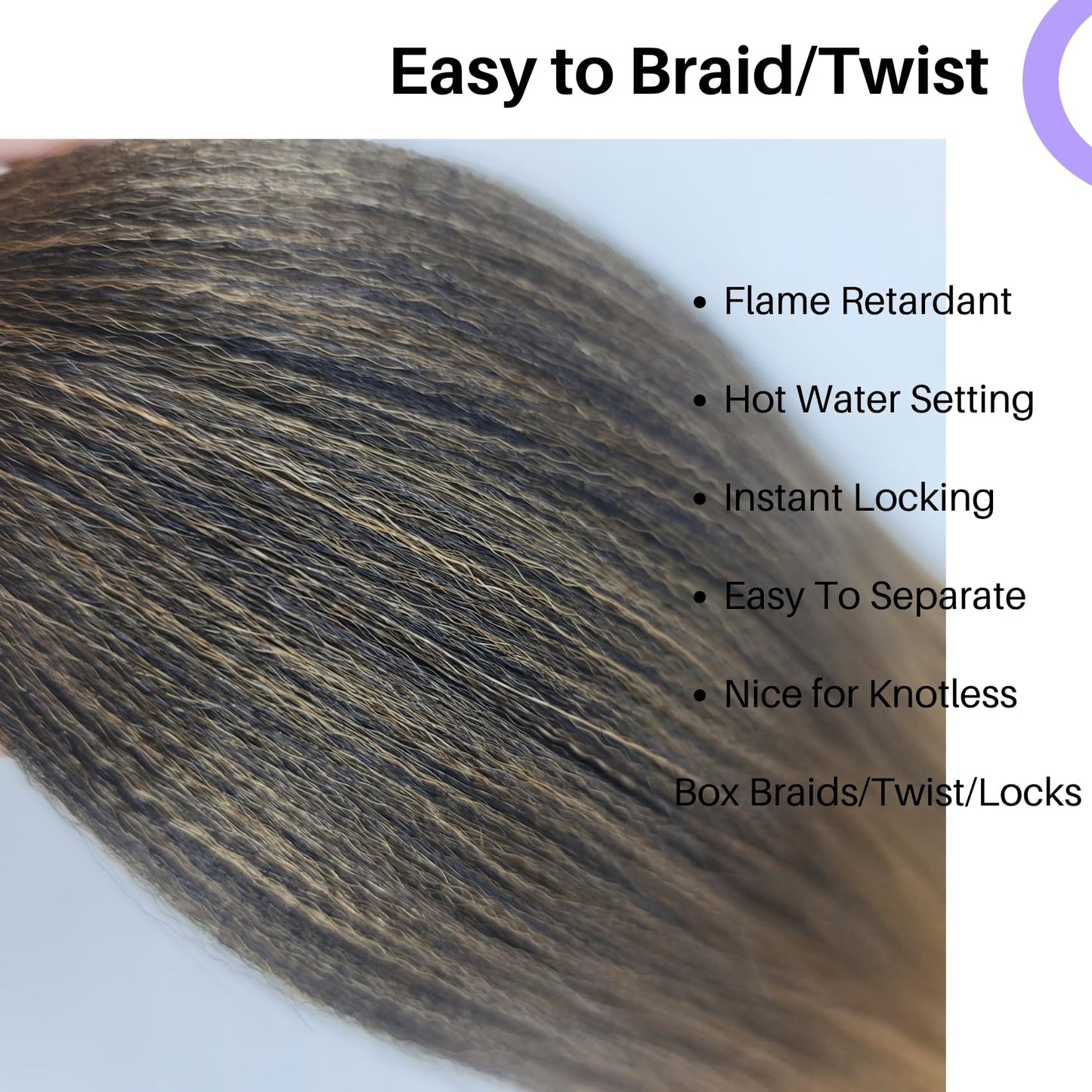 Honey Blonde Braiding Hair Pre Stretched 16Inch for Braids 1b/27# Synthetic Kids Braid in Hair Extension for Braiding
