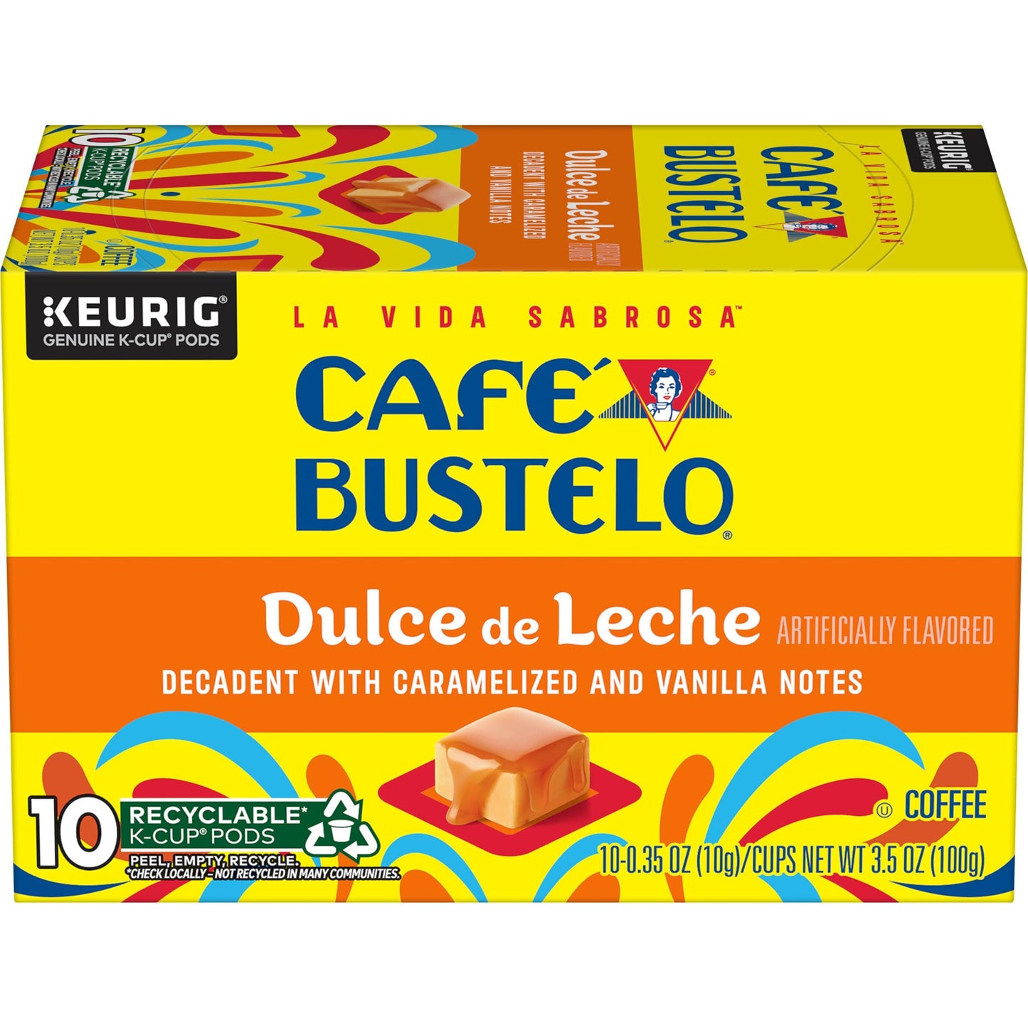 Caf? Bustelo Dulce de Leche 10 Count K-Cup