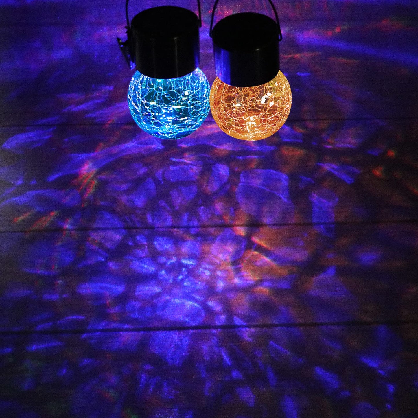 Partphoner 12 Pack Solar Globe Lights - Waterproof ed Glass Lanterns, Color Changing, Stainless Steel, Model Pa1168