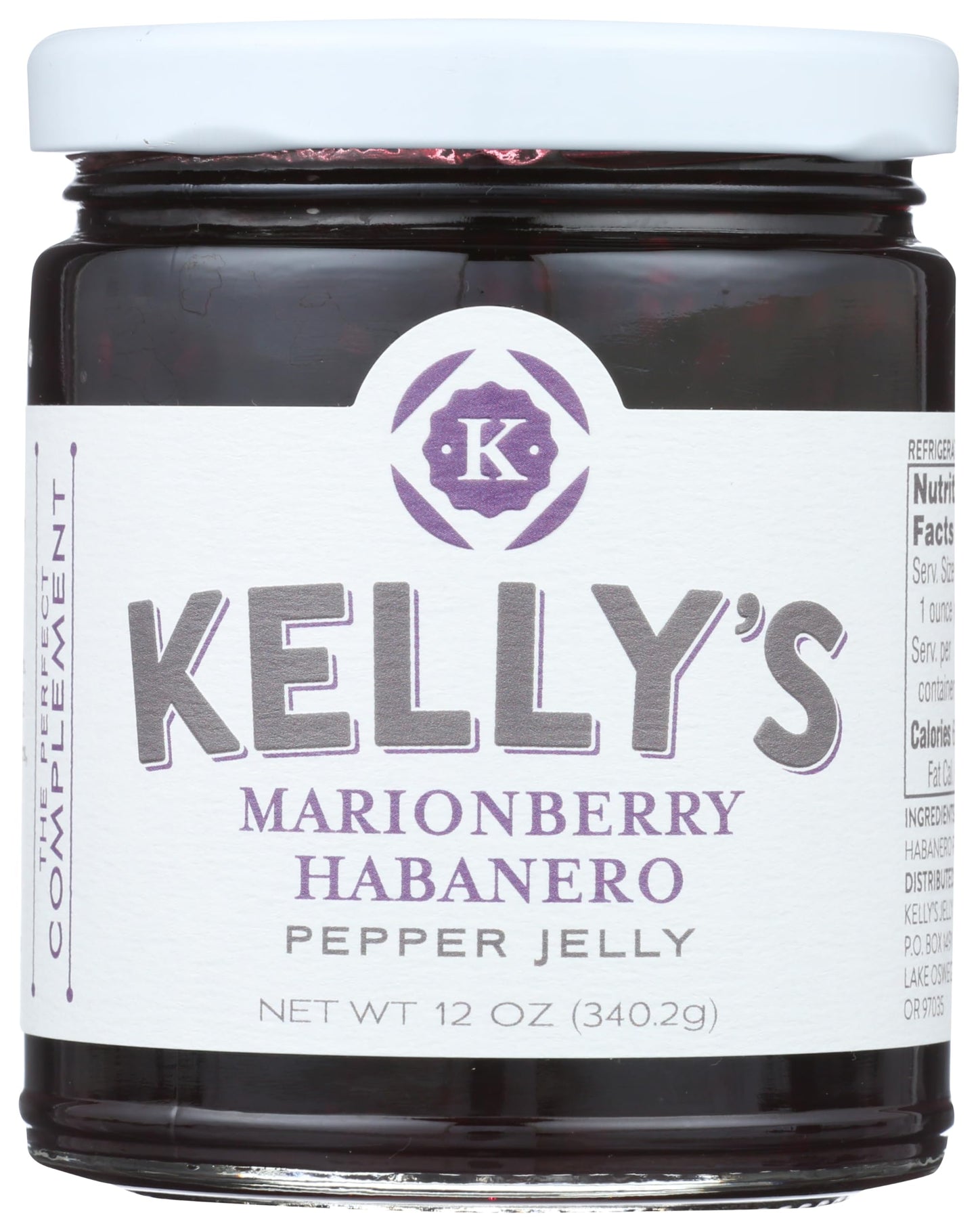 Kellys Jelly Marionero Pepper Jelly, 12 Ounce
