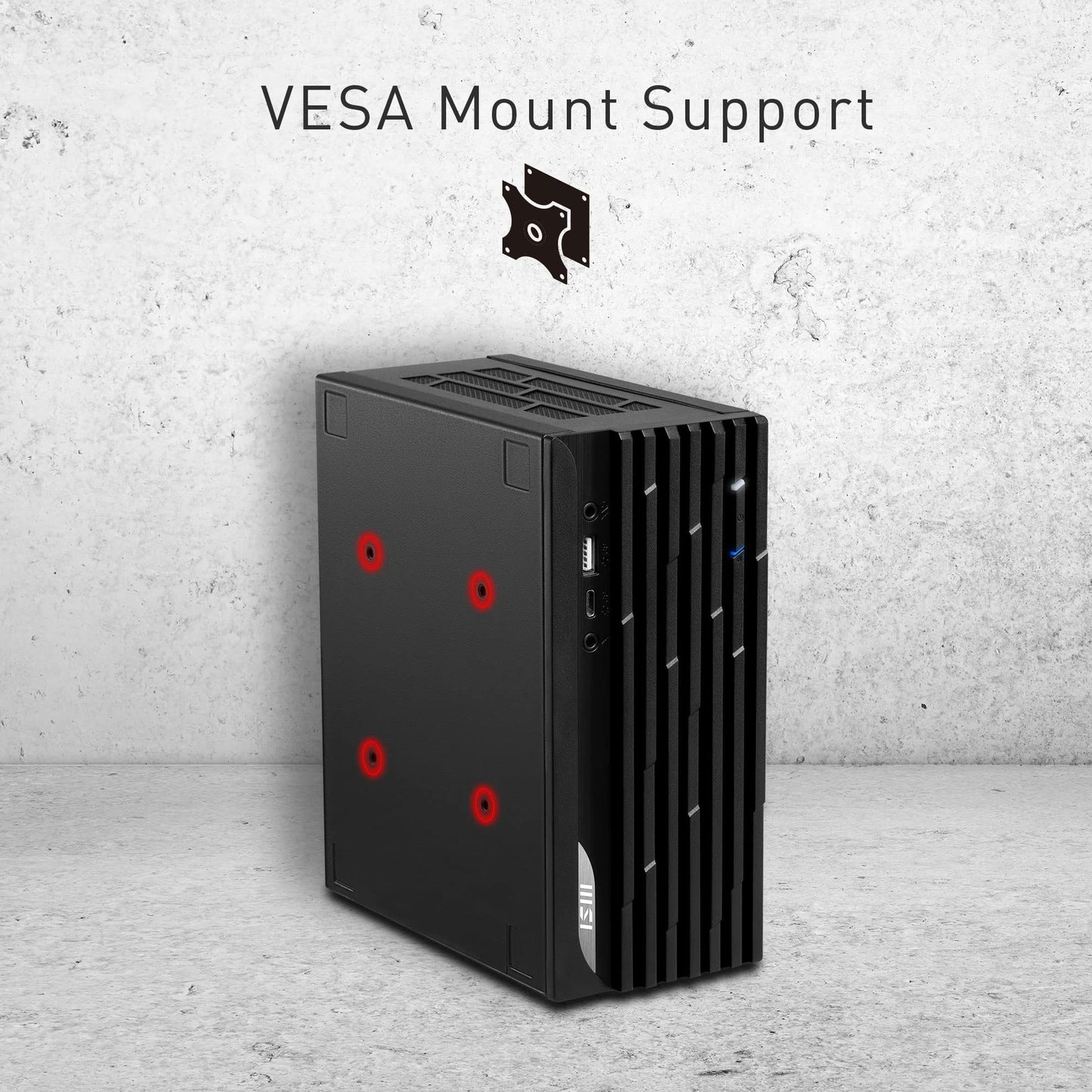Msi Pro Dp20Za (Mff) Desktop, Amd Ryzen R7-5700G, Radeon Vega 7, 16Gb Memory, 500Gb Ssd, Wifi 5, Usb Type-C, Black, Windows 11 H