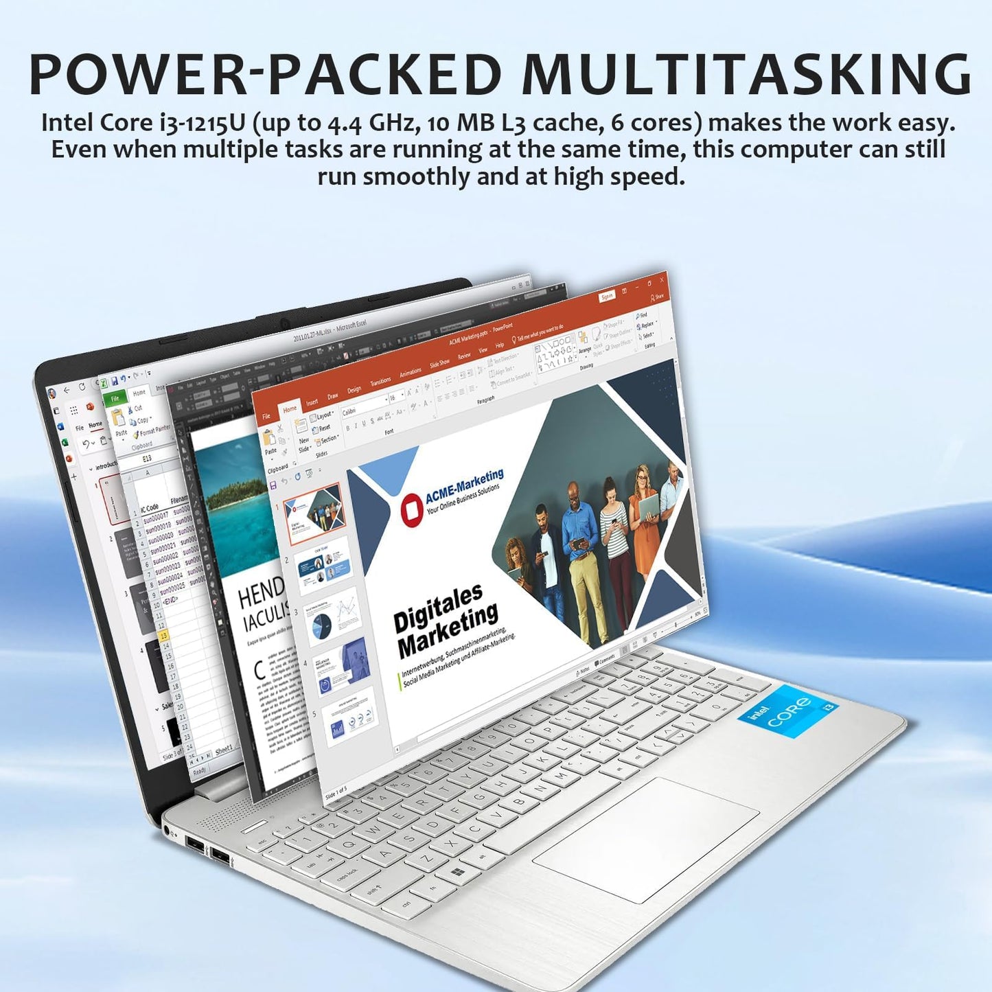Hp Flagship Touchscreen Laptop Computer - Win 11 Pro Microsoft Office Lifetime 15.6 Hd Touchscreen Intel I3 1215U Wi-Fi 5 A