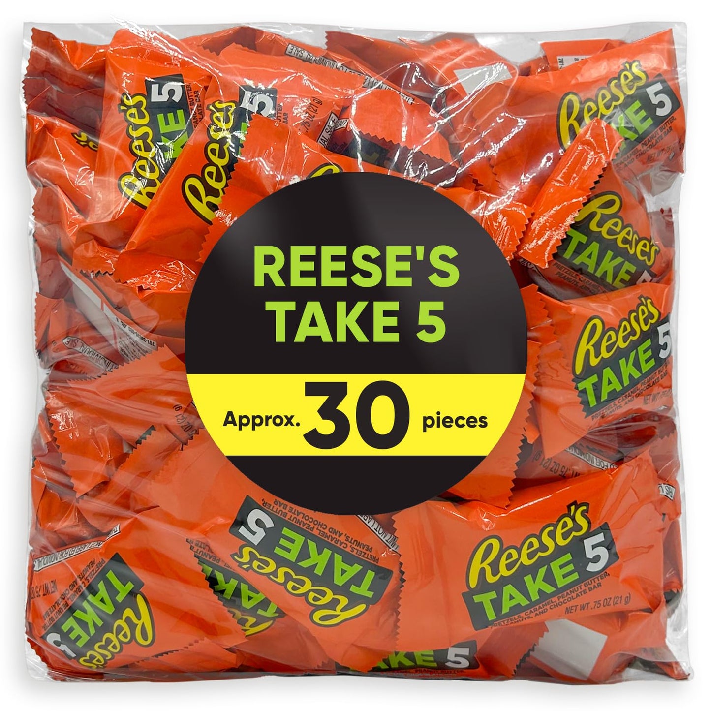 ReesesTake 5 Candy Bar Snack Size - Approx 30 Pieces Of Take 5