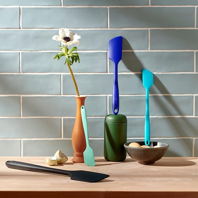 GIR: Get It Right Silicone Kitchen Spatula - Non-toxic Cooking Utensils for Nonstick Cookware, Cooking and Baking, Skinny - 11IN - Sprinkles