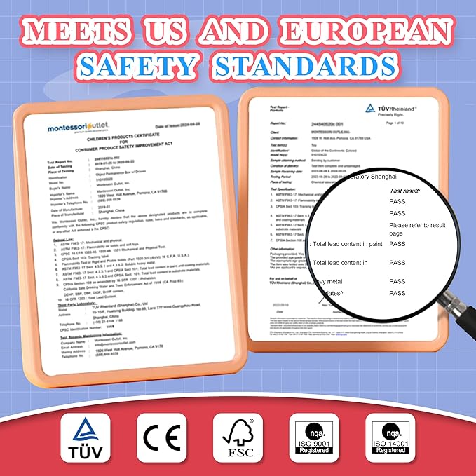MONTESSORI OUTLET Capital Case Sandpaper Letters - Print for 3-6 Years Montessori Education at School and Home
