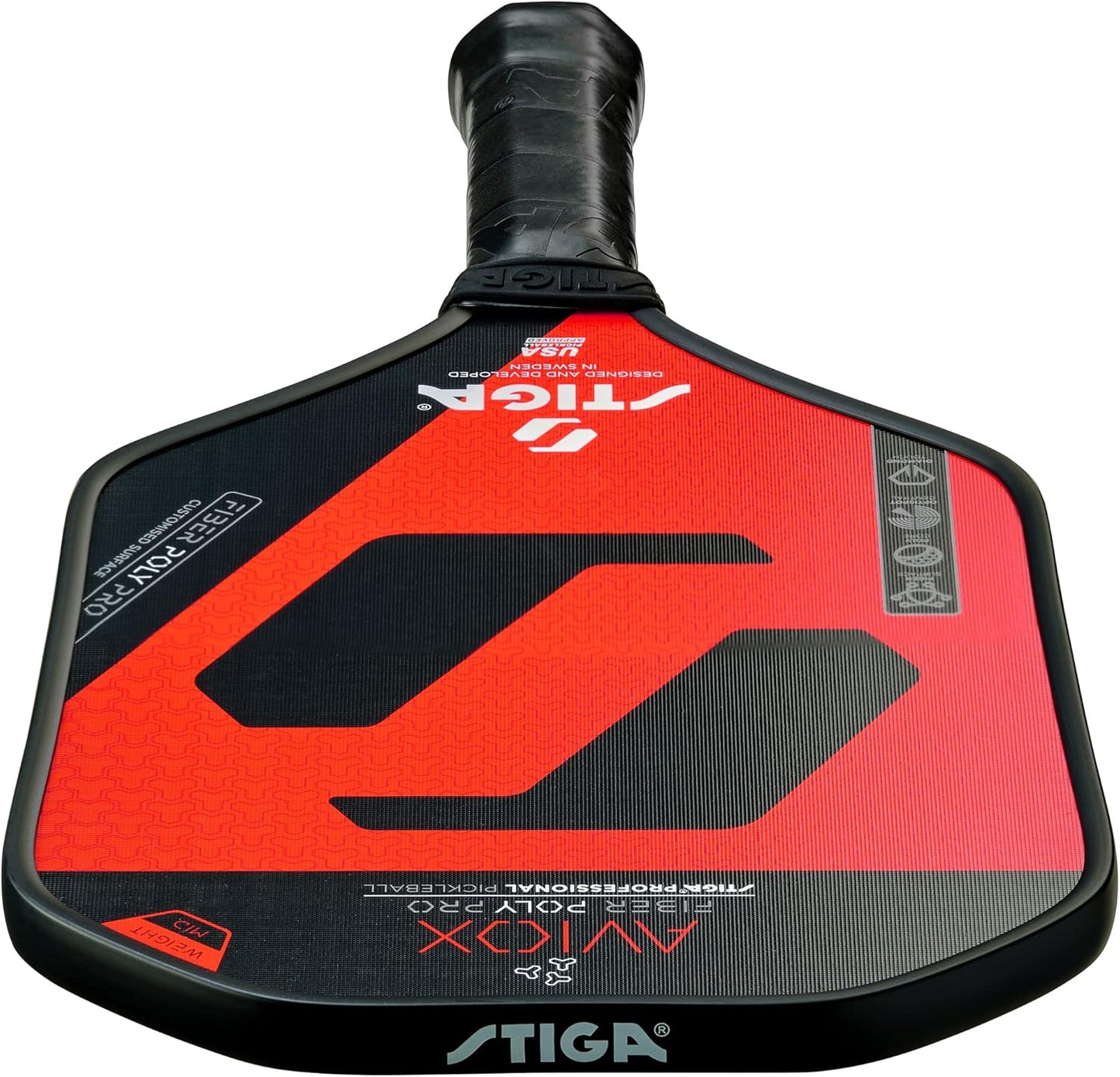 STIGA Aviox Pickleball Paddle | Midweight Paddle - USAPA Approved - Designed in Sweden