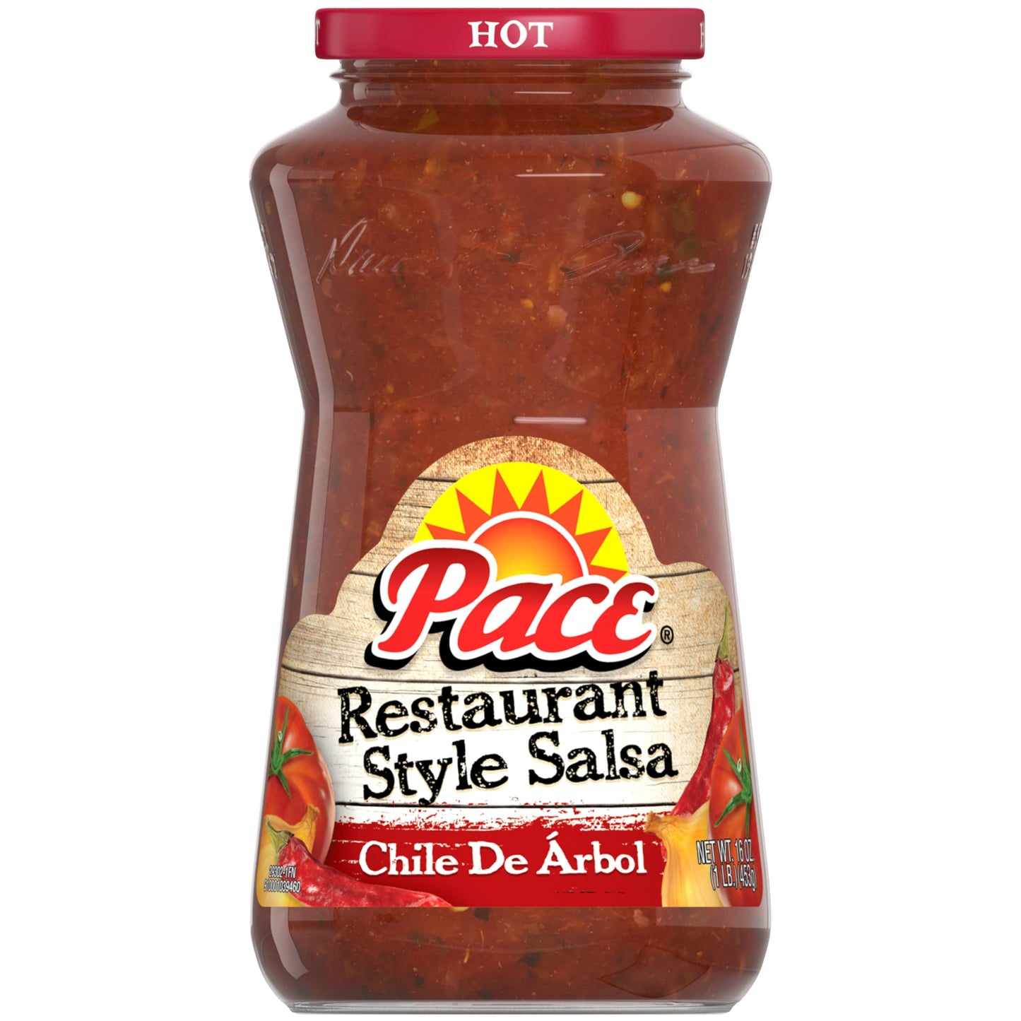 Pace Chile de Arbol Hot Salsa 16 oz Jar