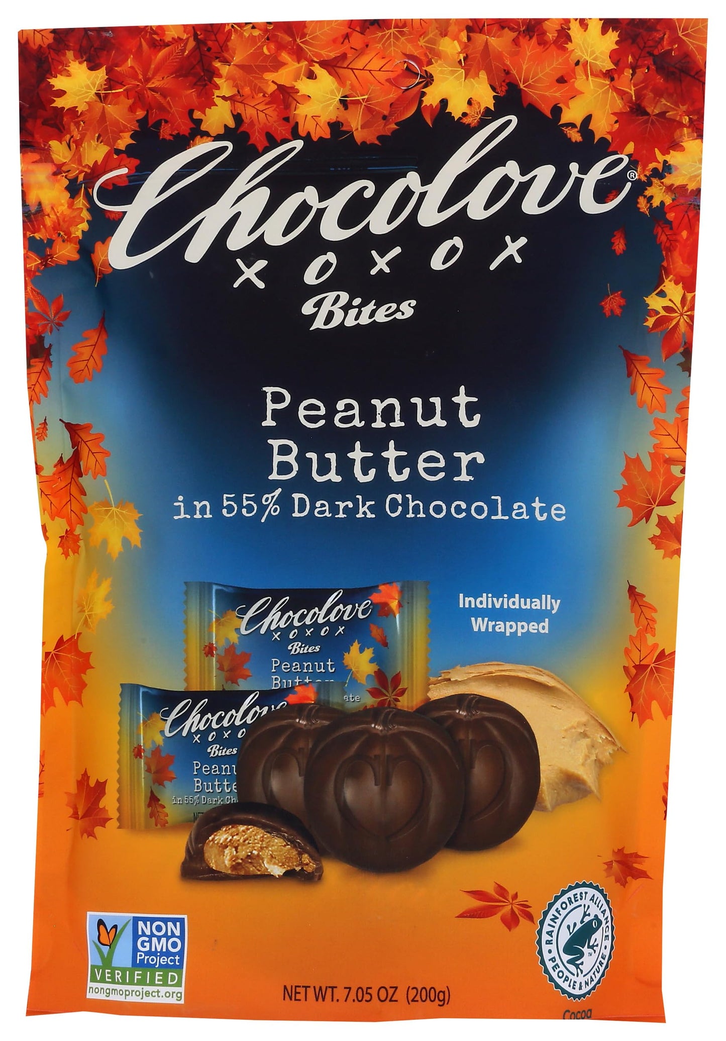 CHOCOLOVE Dark Chocolate Peanut Butter Bites 7.05 OZ