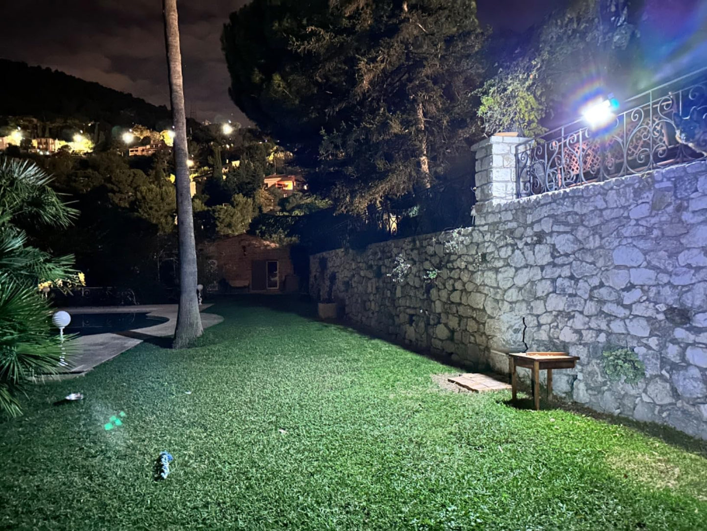 Intelamp Motion Sensor Flood Lights - 2 Pack, 1200Lm, Black, Adjustable 3 Mode Security Lights For Patio, Garage, Porch