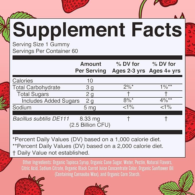 MaryRuth Organics Multivitamin, Probiotic, Magnesium Calm, and Vitamin C Gummies for Kids | Clean Label Project Verified® | Vitamins for Immune Support & Overall Health | Vegan, Non-GMO, Gluten Free