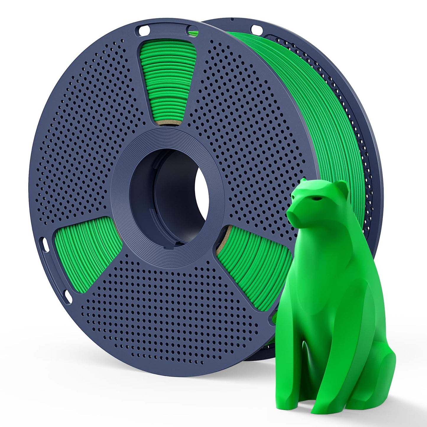 Matte PLA Filament 1.75mm Grass Green Color, 1kg(2.2lbs) SUNLU 3D Printer Filament, Smooth Matte Finish, Less Brittle, Reduced L