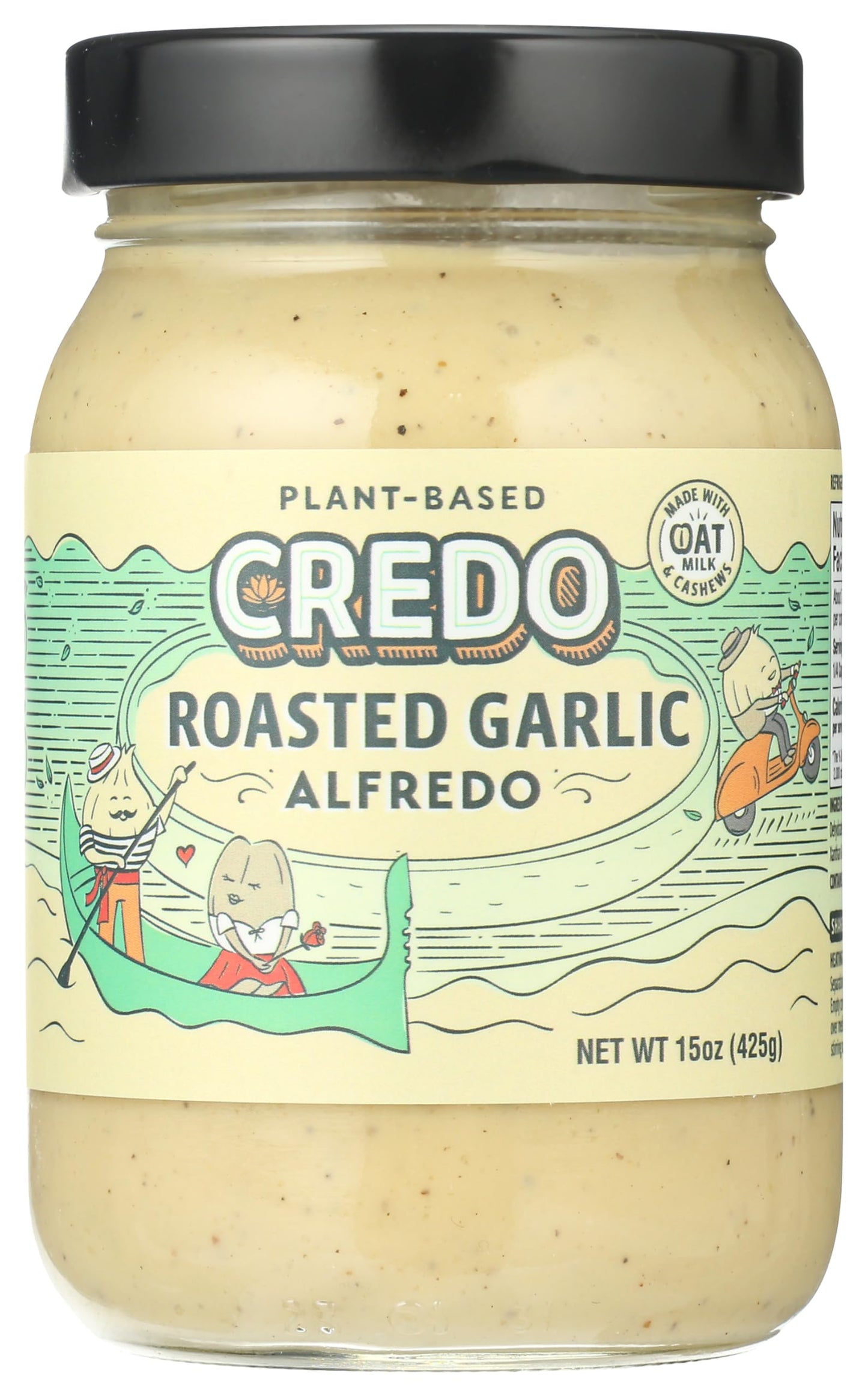 CREDO FOODS Roasted Garlic Alfredo 15 OZ