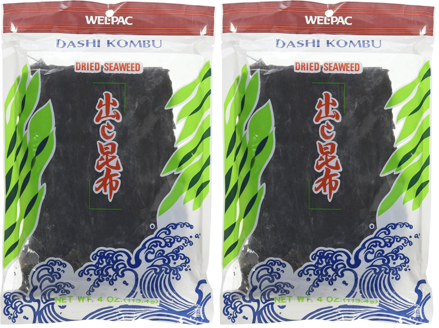 WEL-PAC Dashi Kombu Dried Seaweed (Pack 1) (Pack of 2)