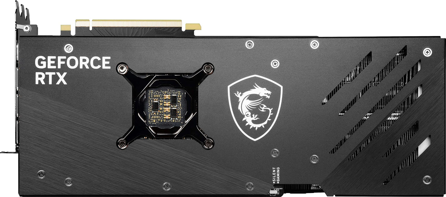MSI GeForce RTX 4070 Ti Gaming X Trio 12GB Graphics Card - 2760 MHz, 192-Bit, Tri-Frozr 3, 2.4"x5