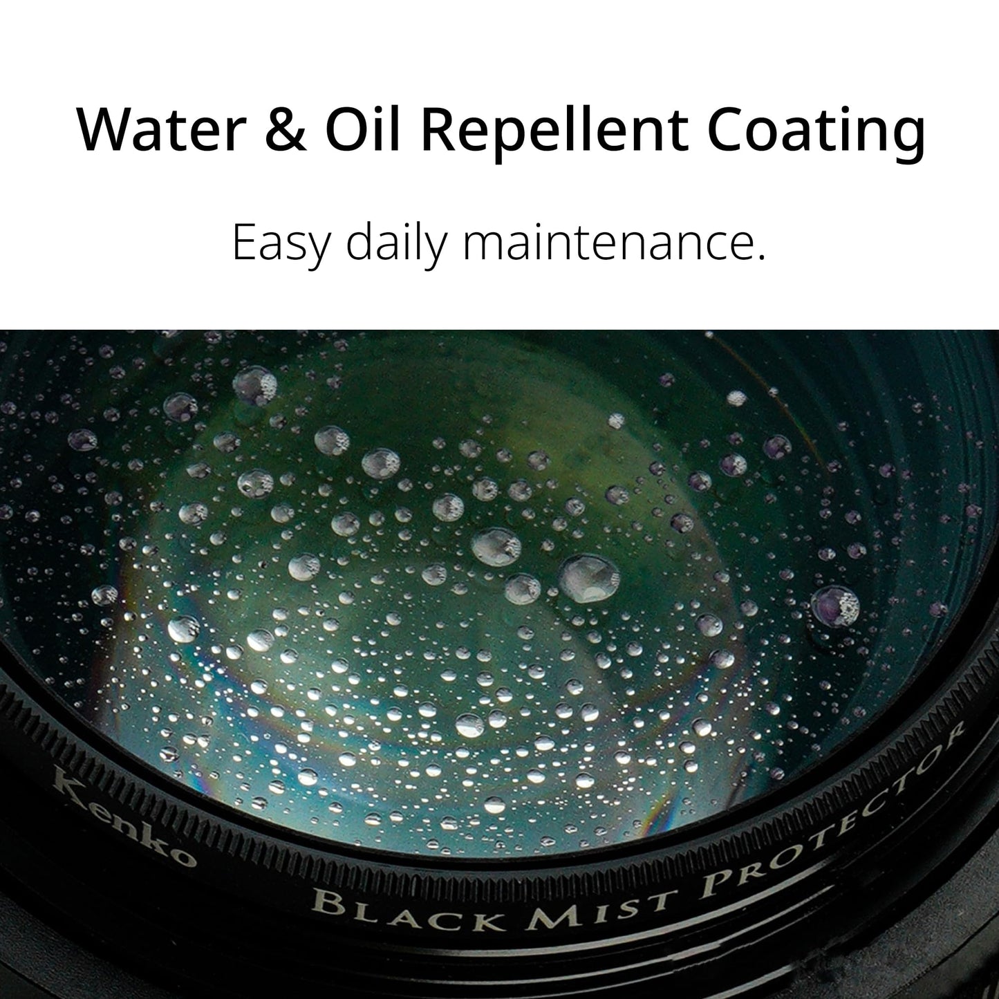 Kenko Lens Protection & Soft Effect Filter Black Mist Protector F58Mm, Multi-Coted, 0.25 Soft Effect, For That Perfect Cinematic