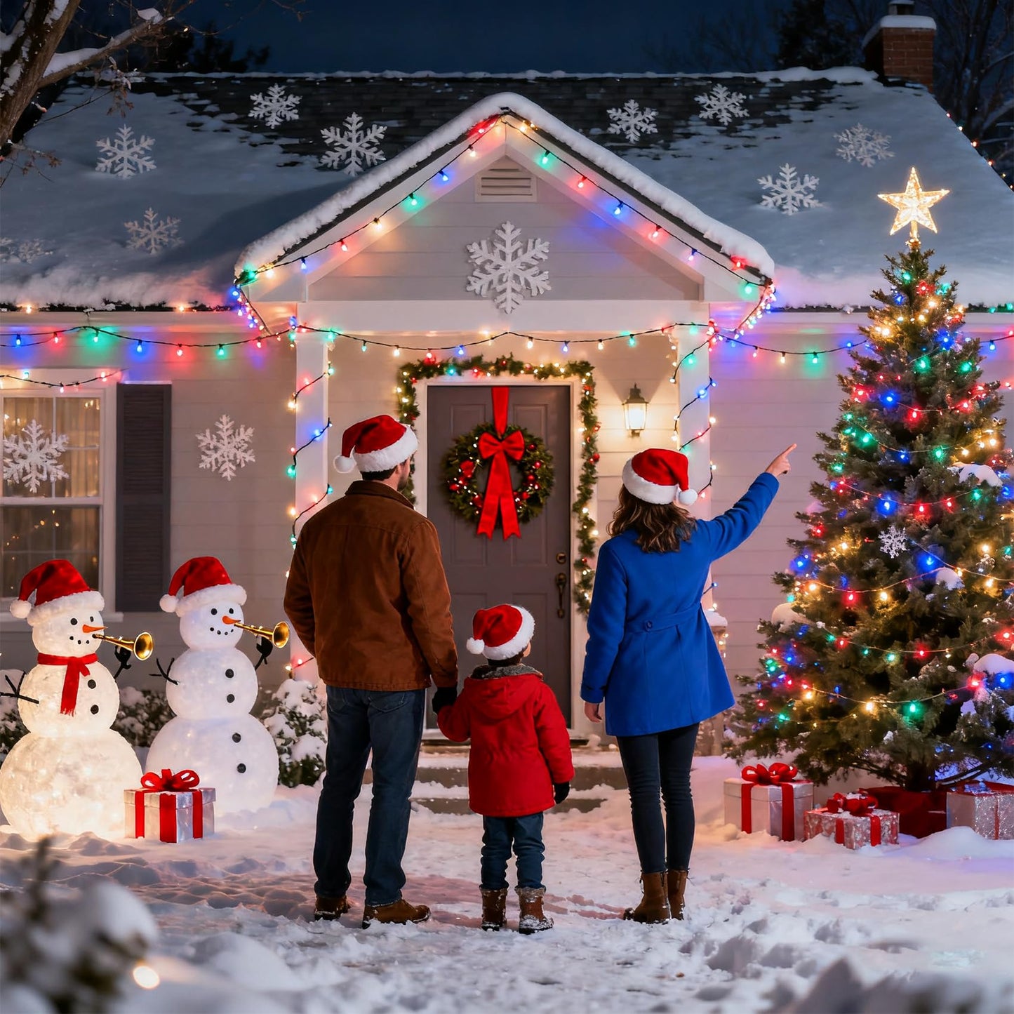 300 Led Indoor String Lights With 12 Modes Green Wire Connectable Christmas Tree Lights With Timer Dimmable Twinkle Fairy Lights 75Ft Led Lights For Bedroom Outdoor Home Patio Party Multicolor