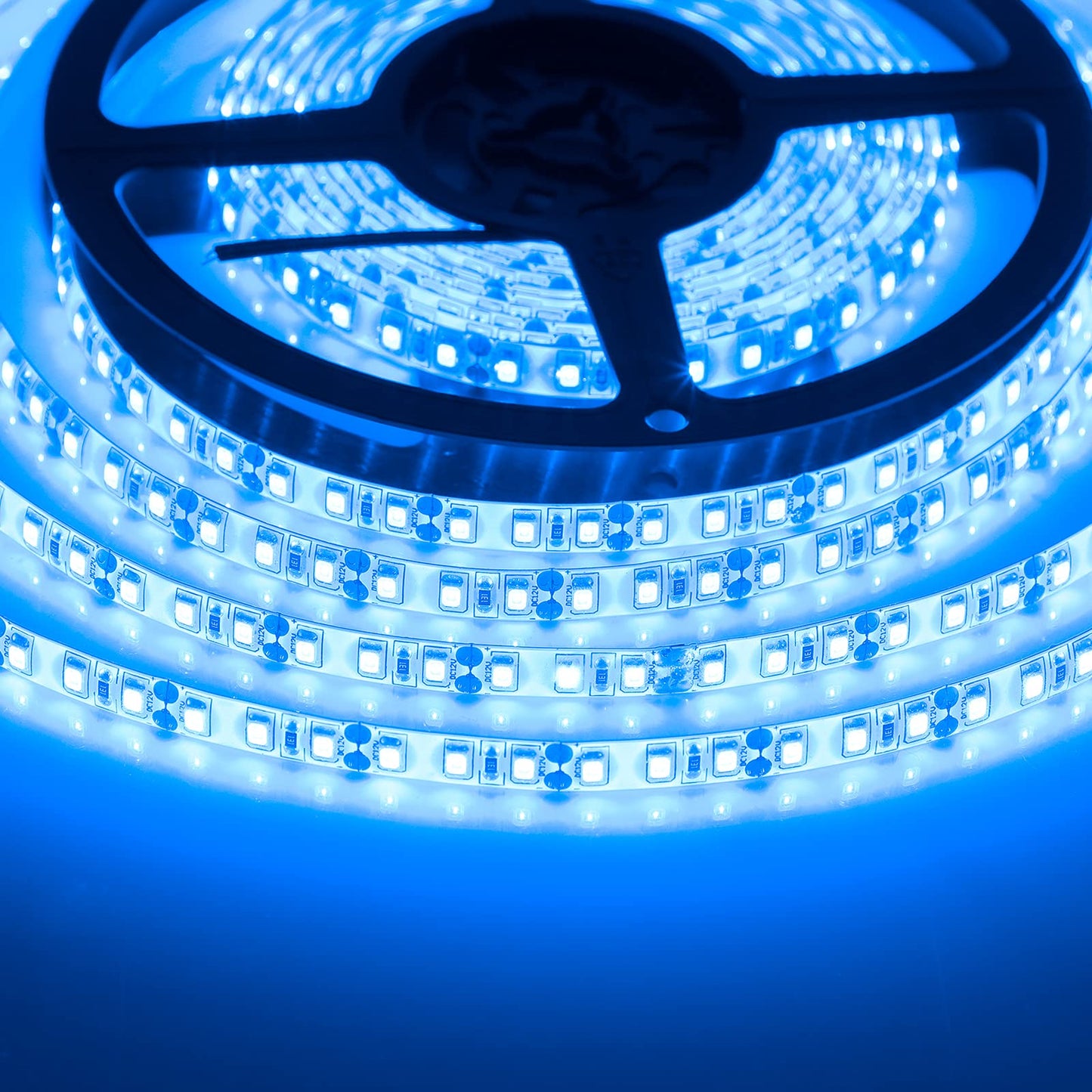 Supernight 600 Leds Blue Strip Light, 16.4Ft Waterproof Flexible Rope Lights, Ip65 For Bedroom, Mirror, Kitchen, Party Decor