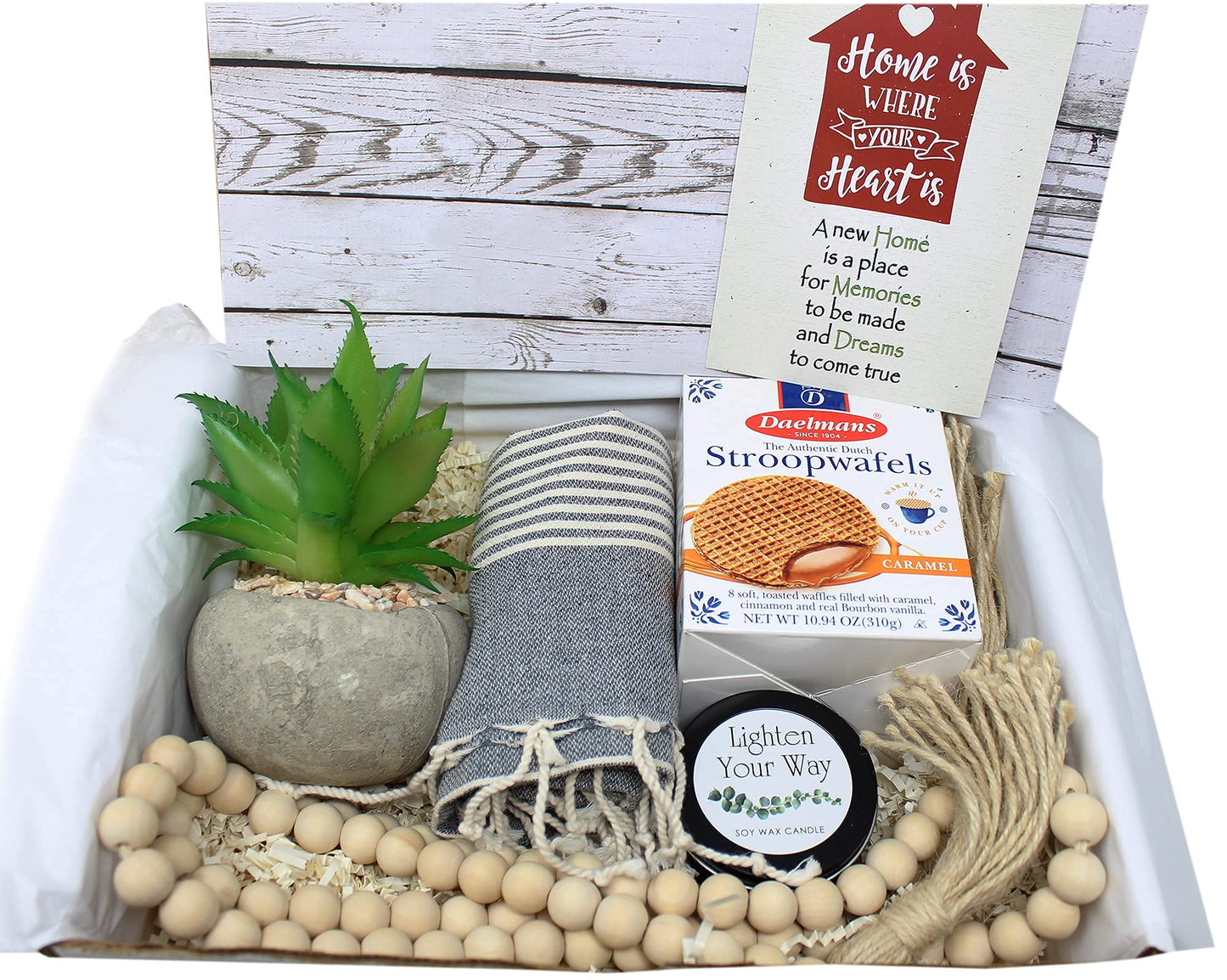Perfect Housewarming Gift Basket for New Home | Hostess House Warming Gift for Couple, Women, Family