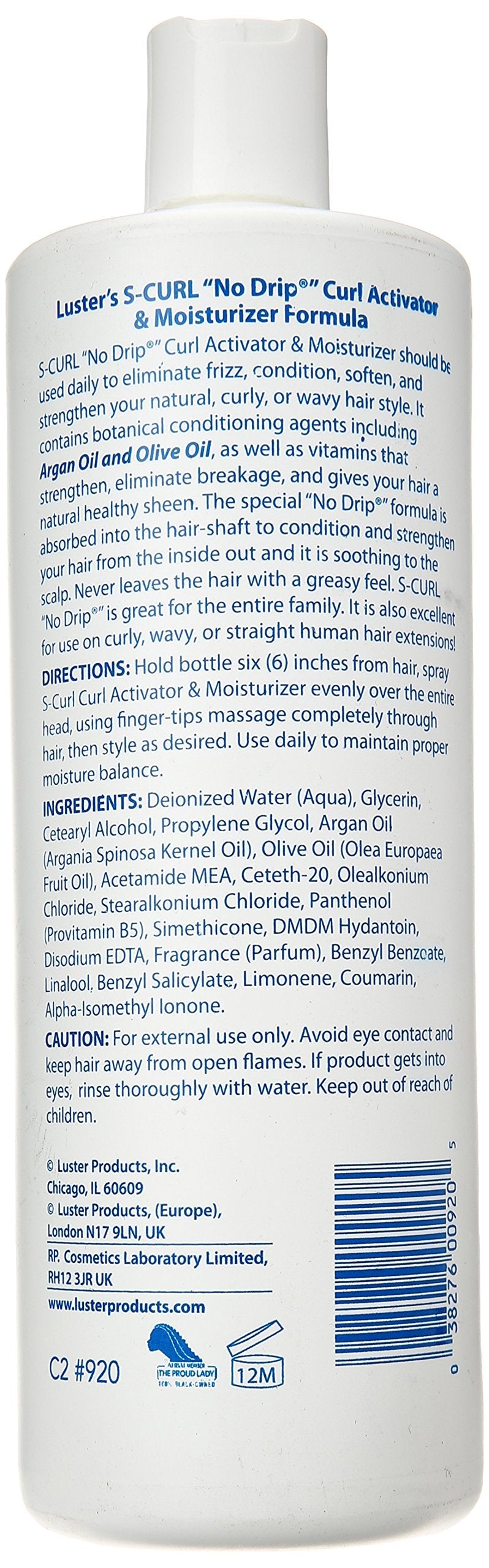 Luster's Right On Curl, 32 Ounce