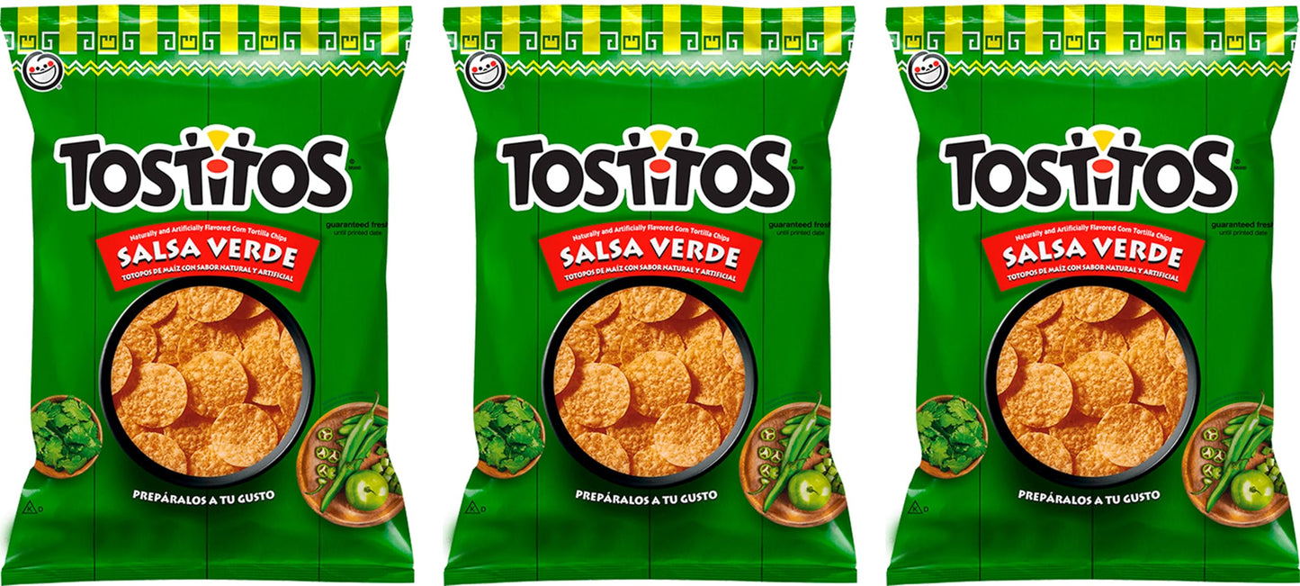 Salsa Verde Value Pack Bundled by SUPERDEALS | 74.4 grams/2.625 Oz Bag | Salsa Verde | Pack of 3 with mystery gift. Original Mex