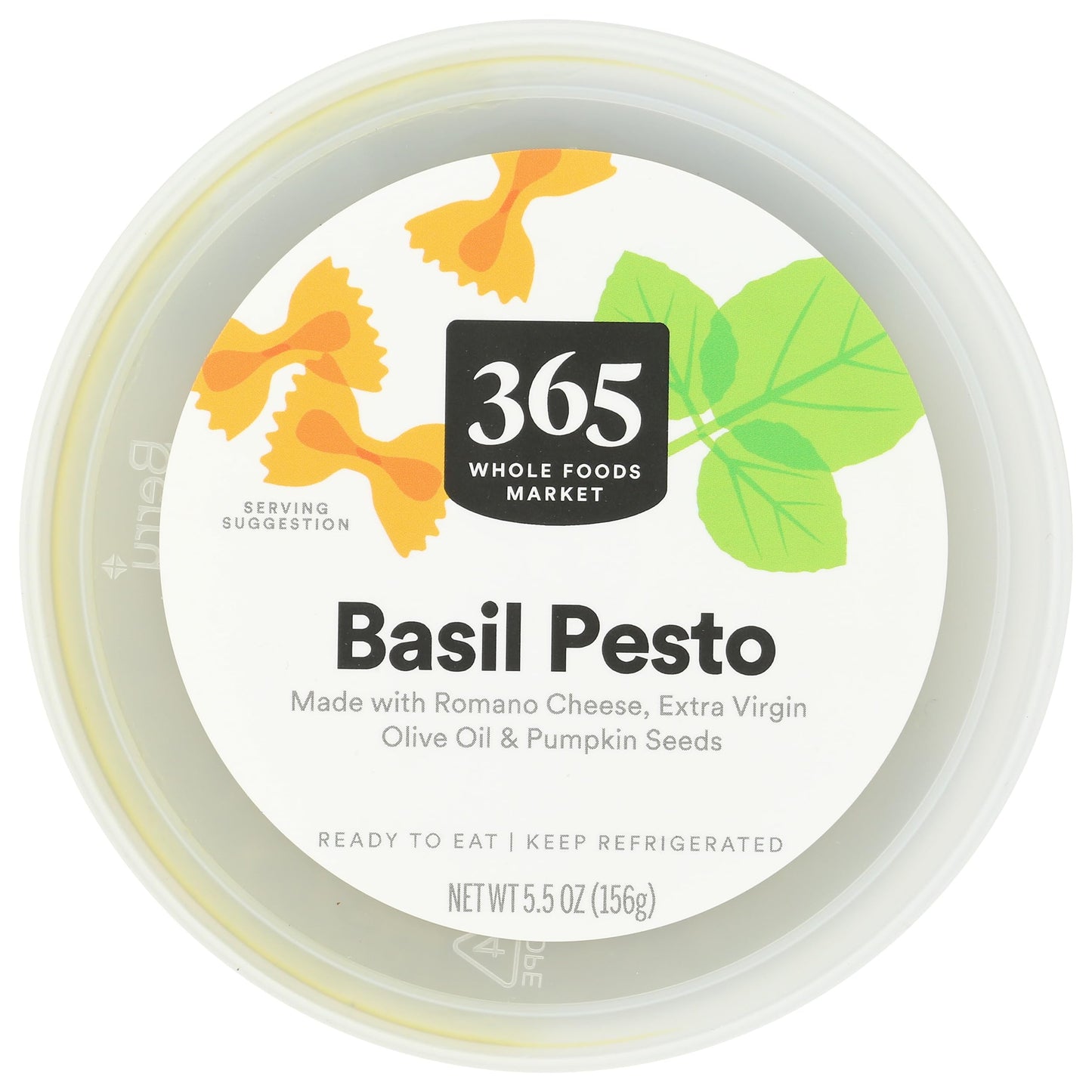 Whole Foods Market, Basil Pesto Sauce, 5.5 Ounce