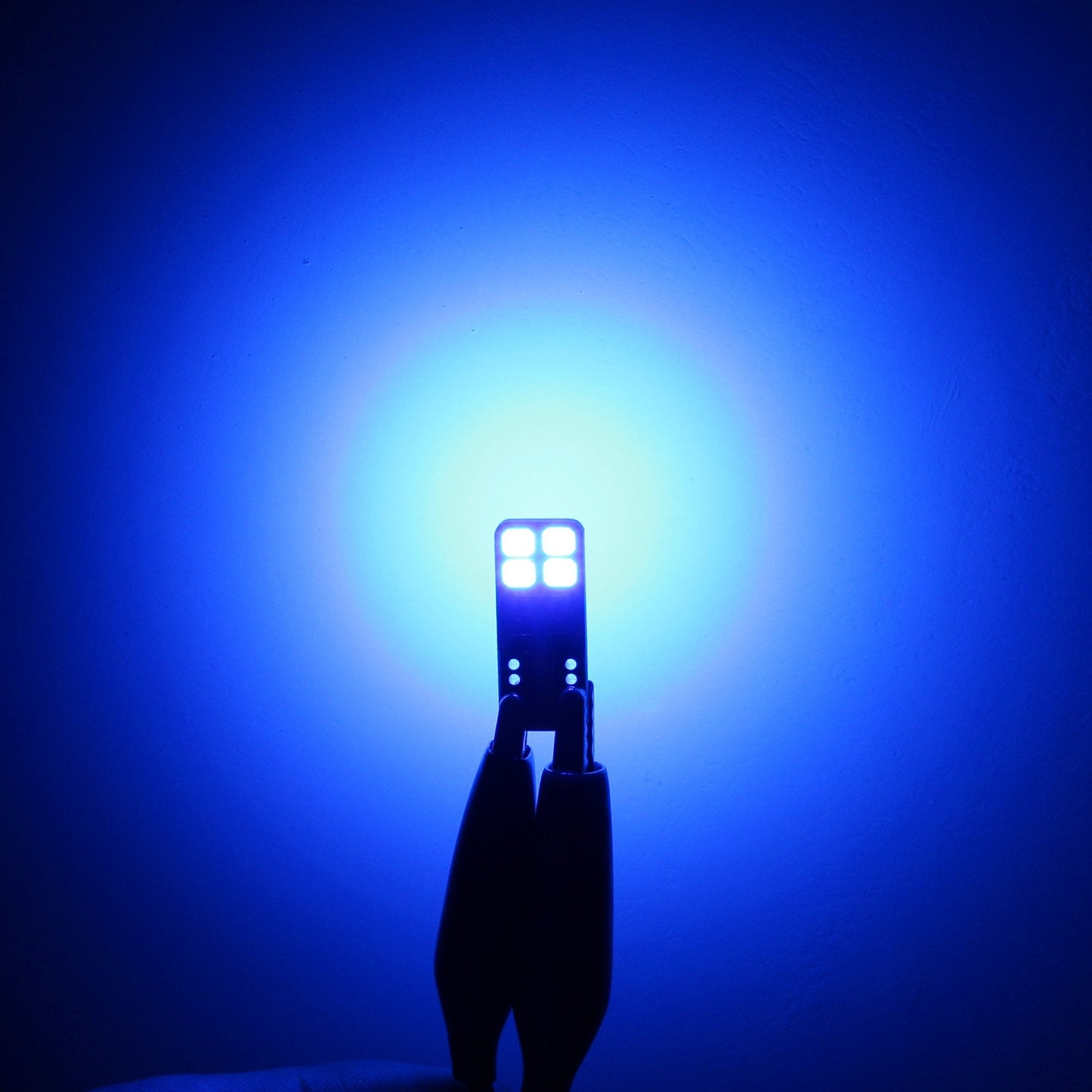PHINLION T10 Blue LED Bulbs for Car Interior, Pack of 10, 12V, Model T10-2835-8SMD-B
