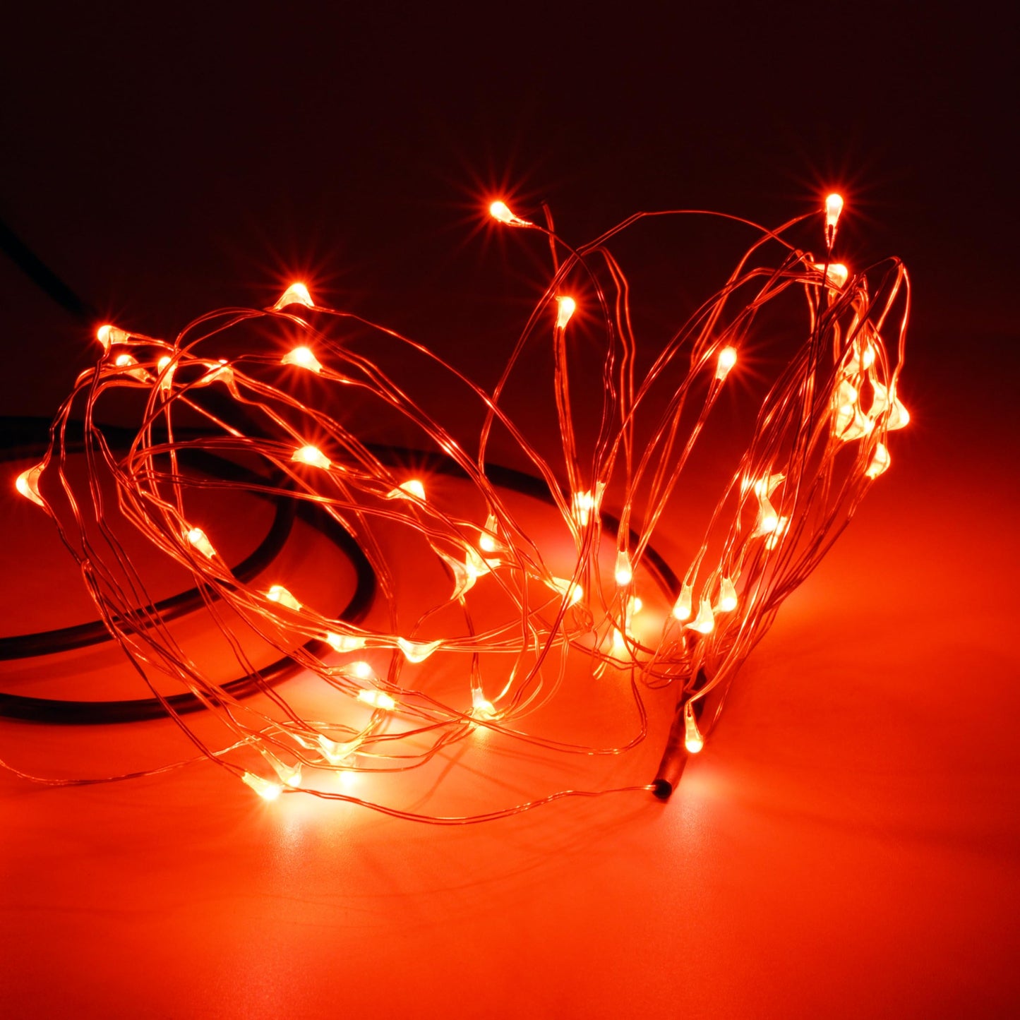 Karlling USB Plug in LED Fairy Lights,2 Packs of 50 LED Bulbs 16 Ft Silver Wire Waterproof Starry String Lights for Bedroom Pati