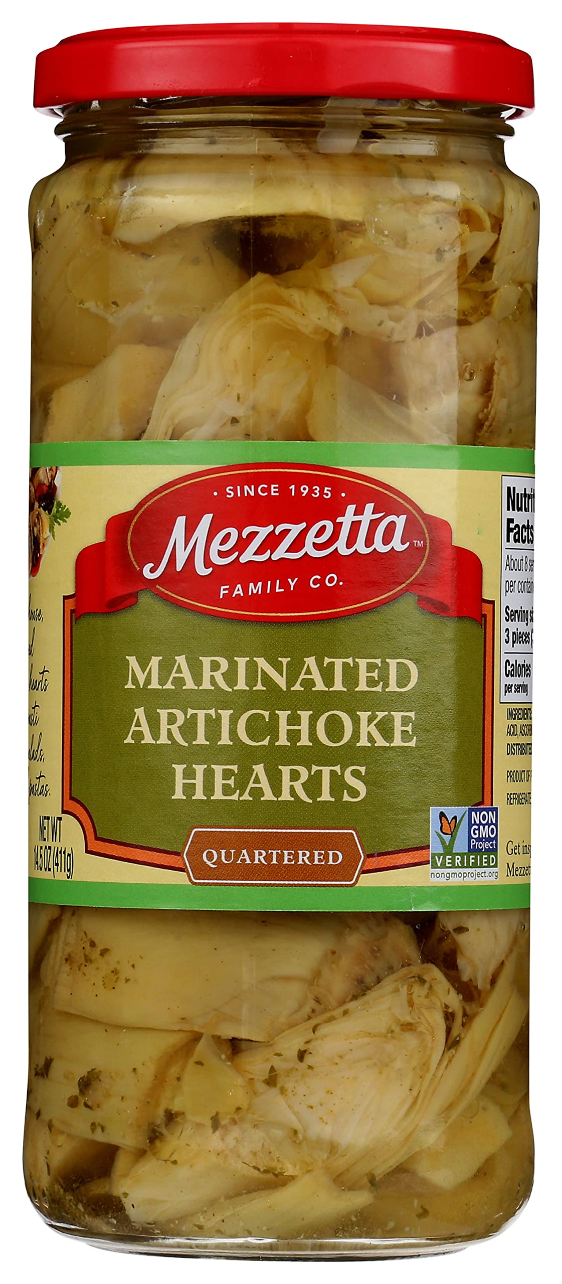 Mezzetta Artichoke Hrts Mrnated 14.5 Oz (Pack Of 6)