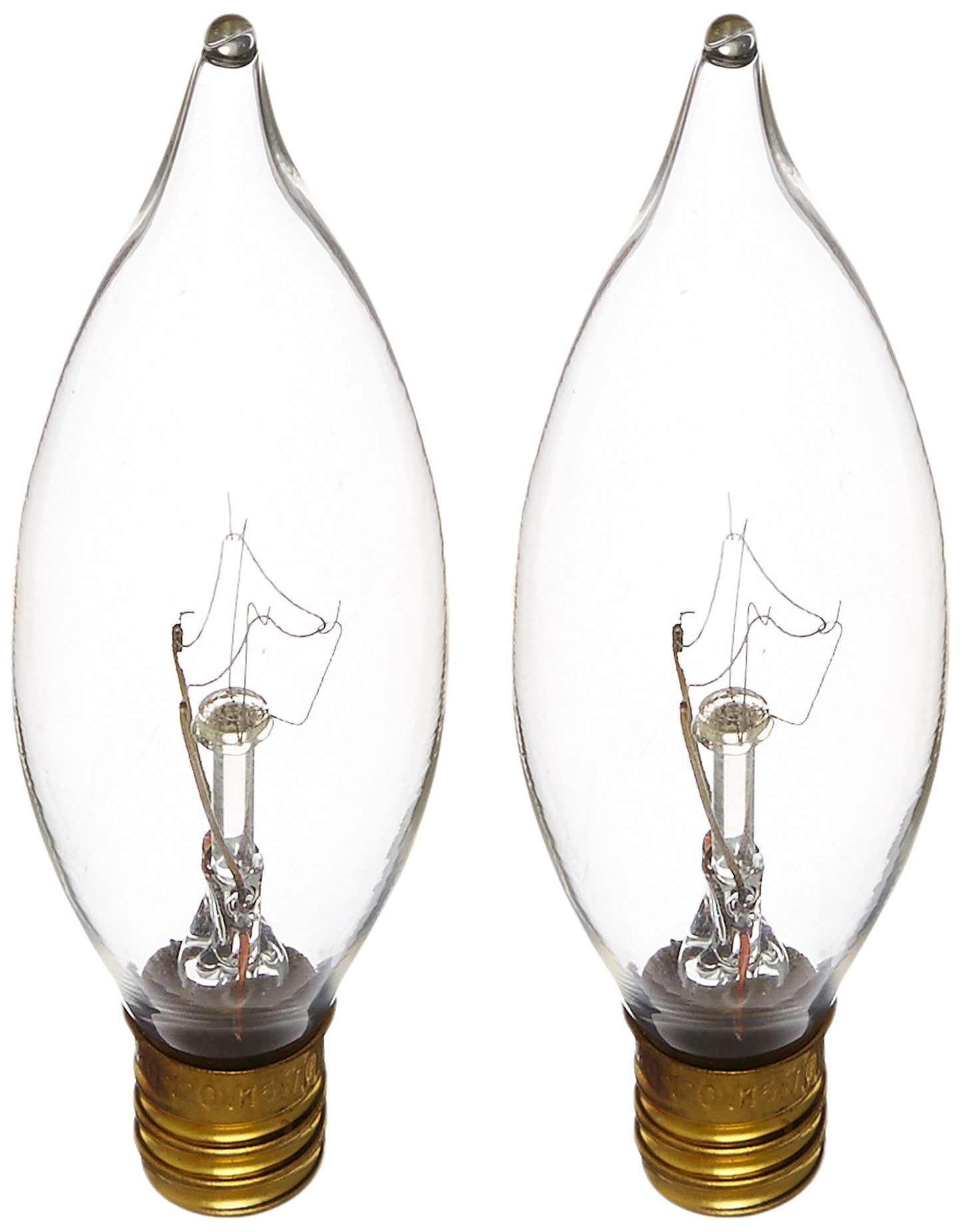 Satco S3773 120V Candelabra Base Clear Glass Light Bulb - Pack Of 1