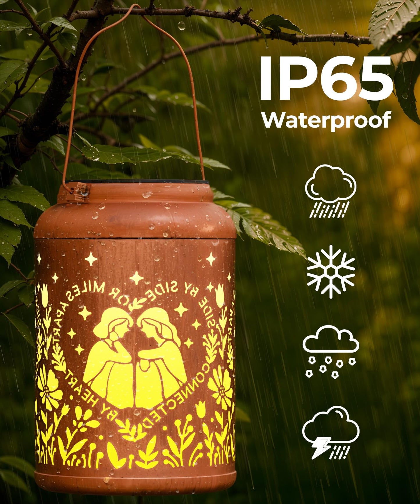 Christmas Stocking Stuffers For Women Solar Lanterns Outdoor Waterproof Sister Gifts From Sister Birthday Gifts Best Friend Gifts For Women Girls Friendship Bestie