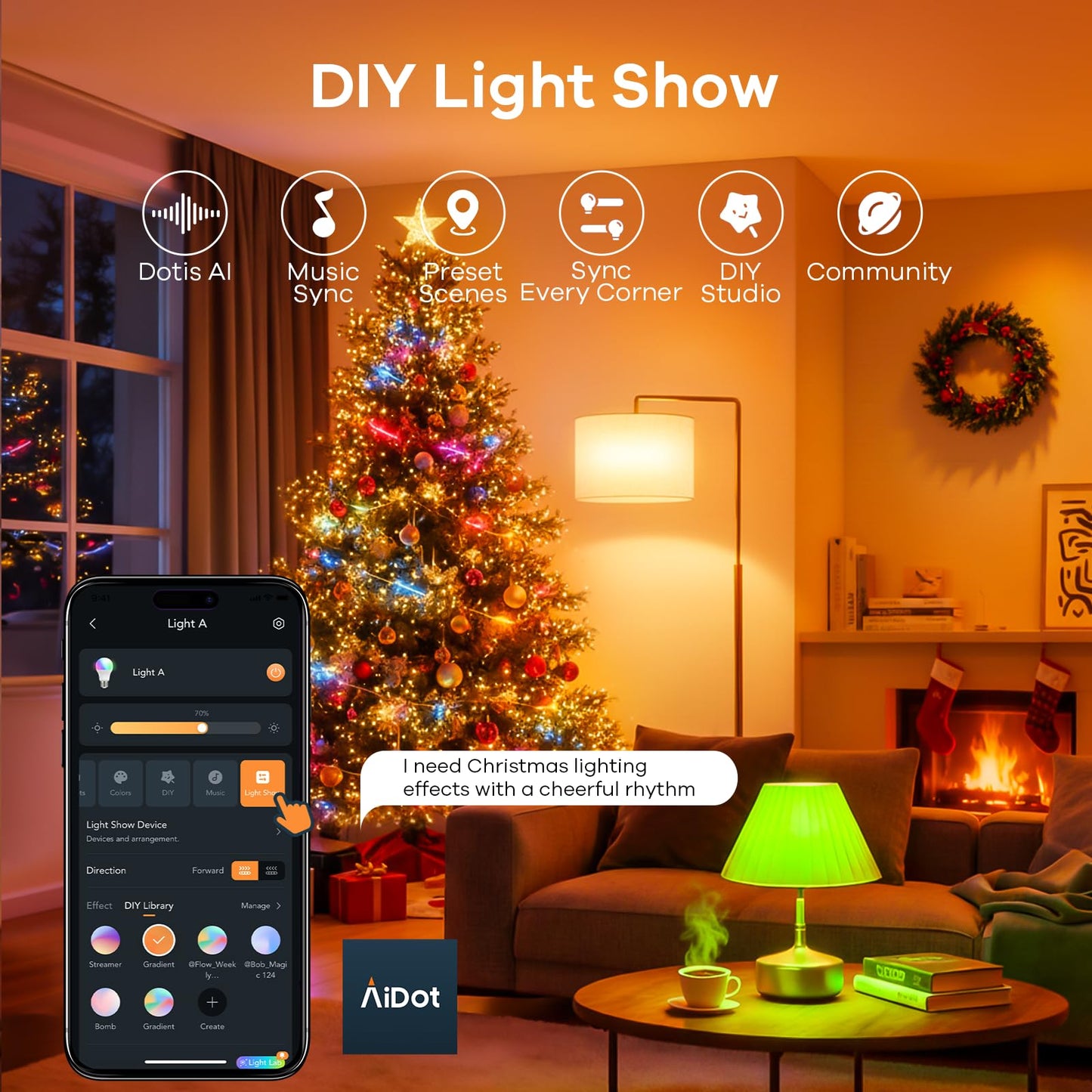 Linkind WiFi Smart Light Bulbs, Alexa Light Bulb Work with Alexa, Google Home, RGBTW 16 Million Color Changing Light Bulbs Dimmable, Mood Lighting, 2.4GHz Only, A19 E26 WiFi Bulb 60W 800LM 1 Pack