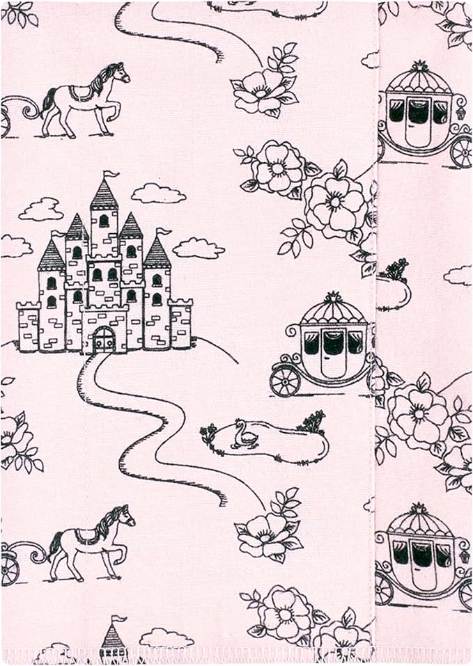 Luvable Friends Hudson Baby Flannel Burp Cloths 4pk, Pink Princess