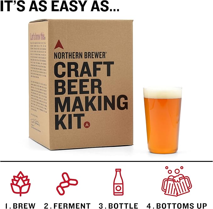 Northern Brewer - Siphonless 1 Gallon Craft Beer Making Starter Kit, Equipment and Beer Recipe Kit (Pale Ale)