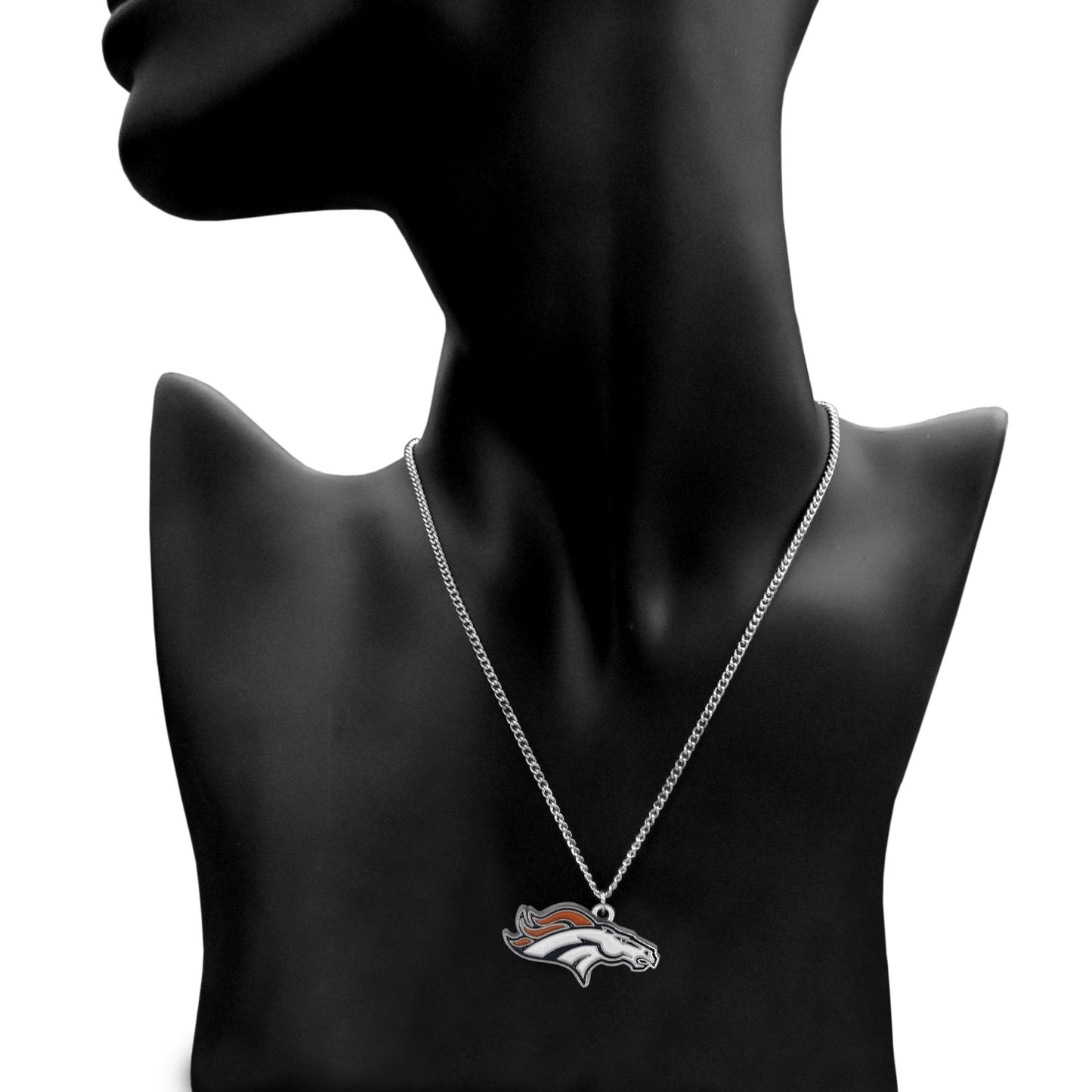 NFL Siskiyou Sports Fan Shop Denver Broncos Chain Necklace 22 inch Team Color