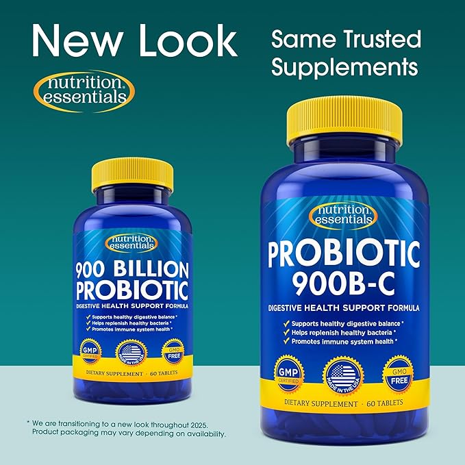 Nutrition Essentials GMP Certified Probiotic Dietary Supplement 6 Bottles 360 Capsules